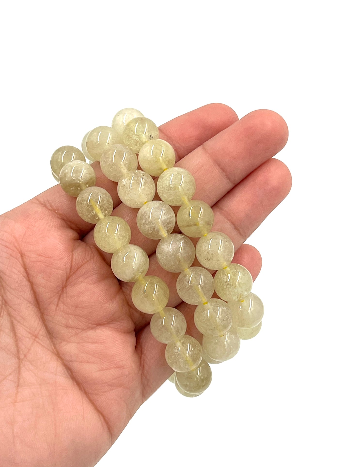 Libyan Desert Glass Beaded Bracelet
