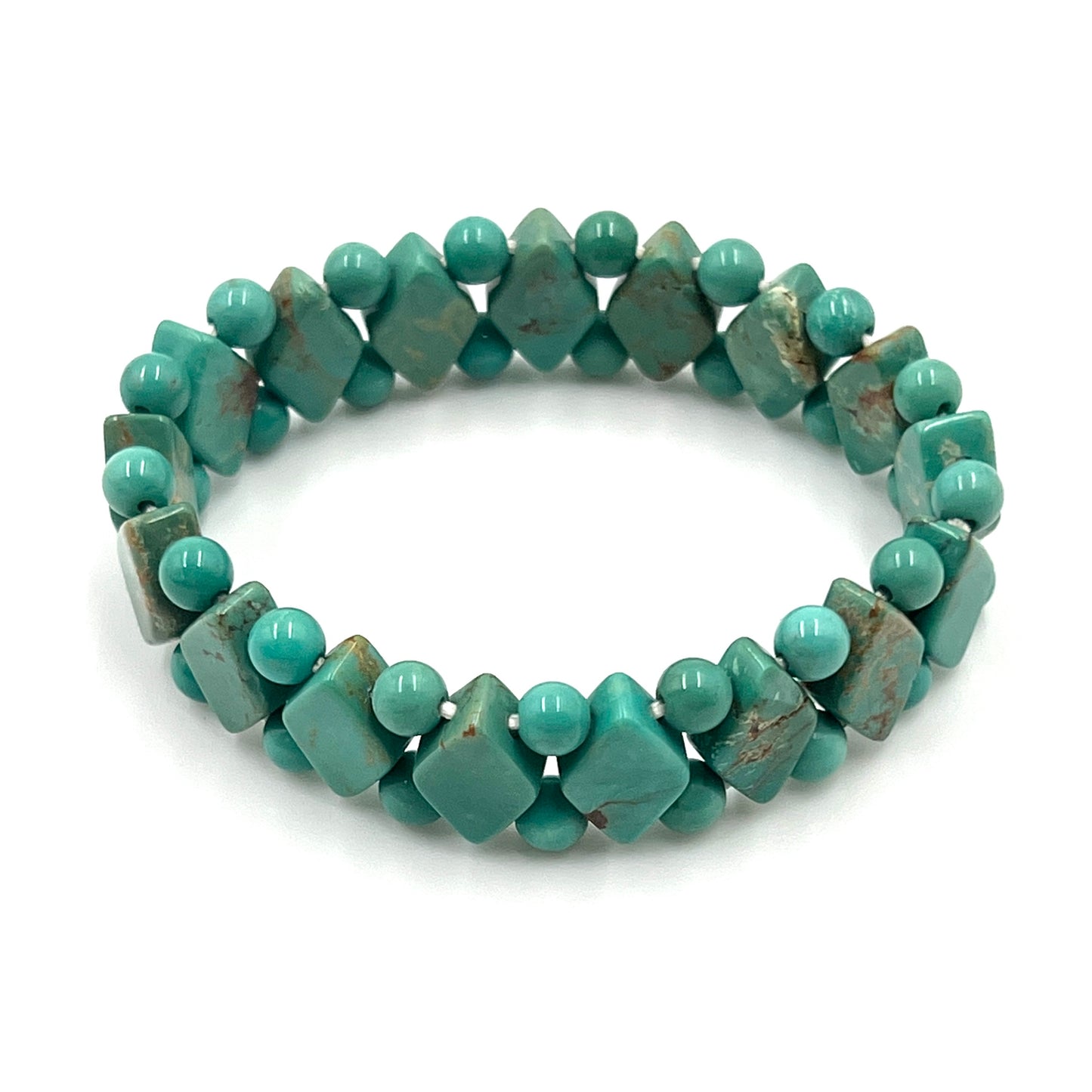 Geometric Turquoise Bracelets