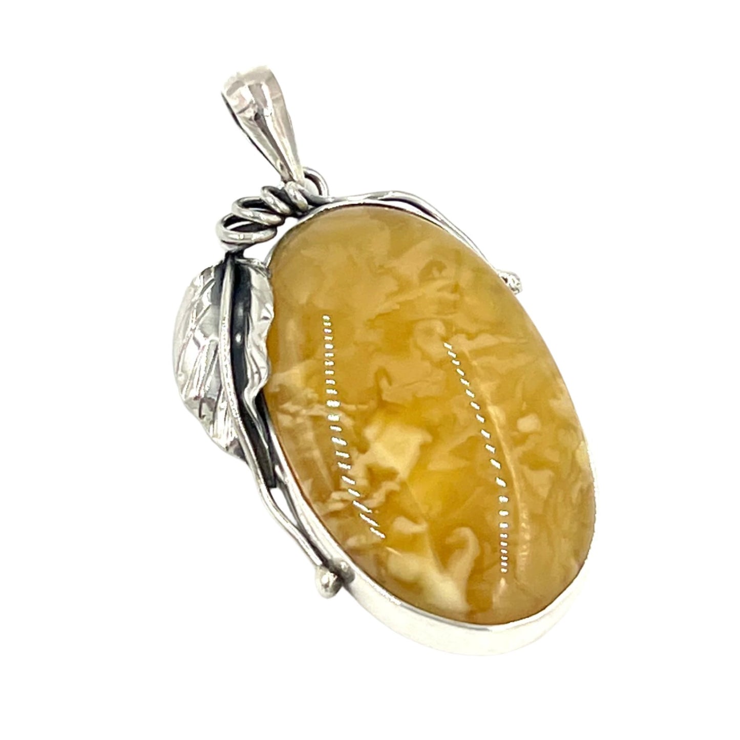 Sterling Silver Butterscotch Pendant