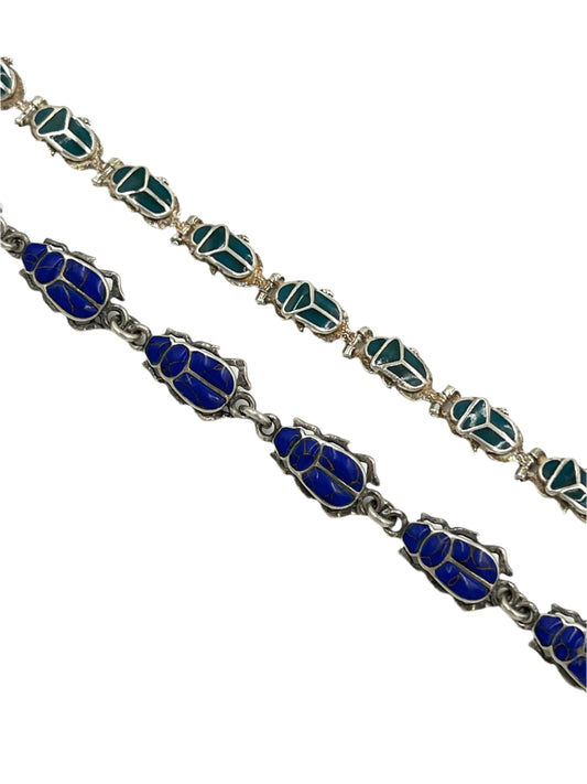Sterling Silver Scarab Bracelets