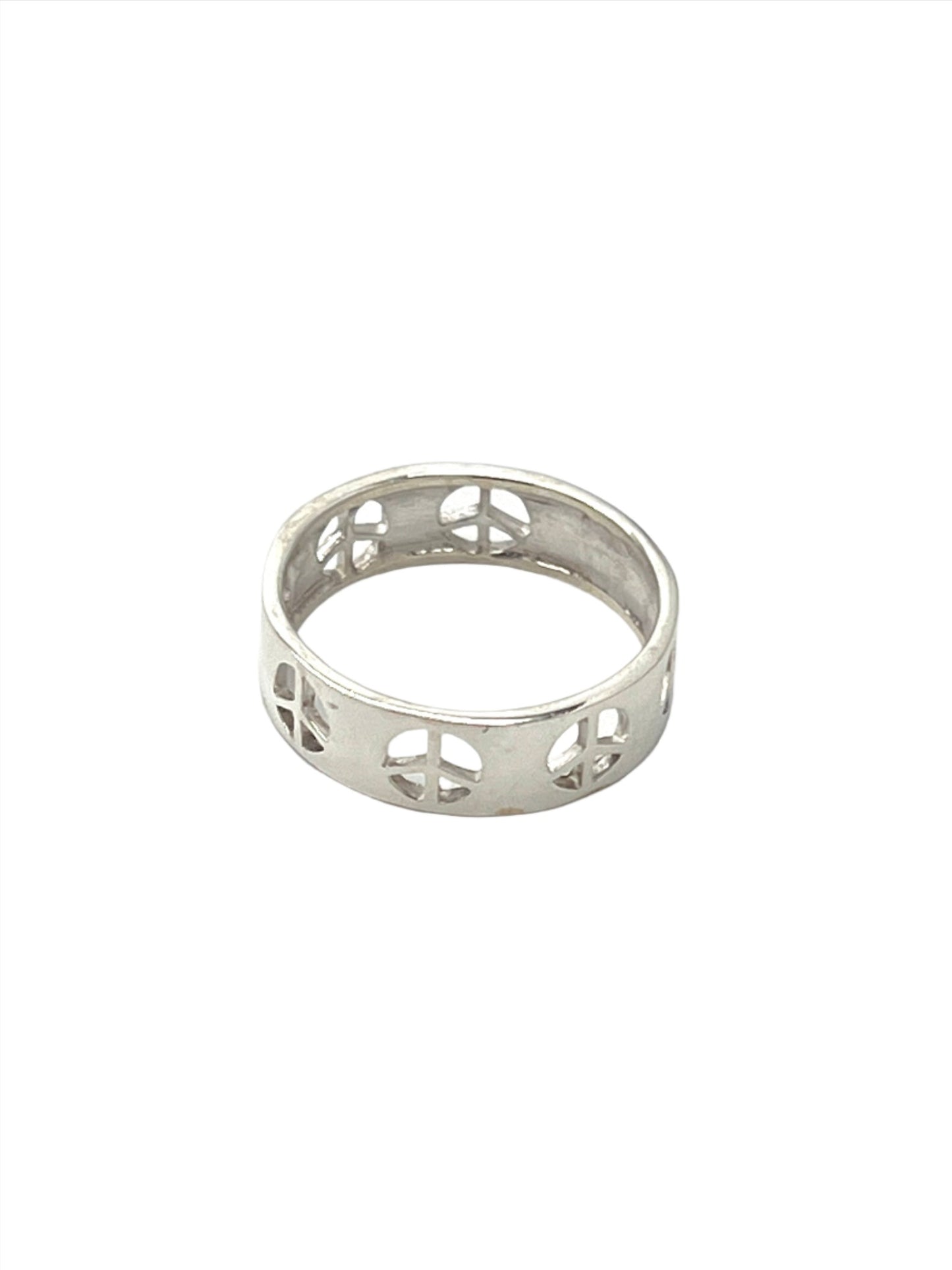 Sterling Silver Peace Band Ring