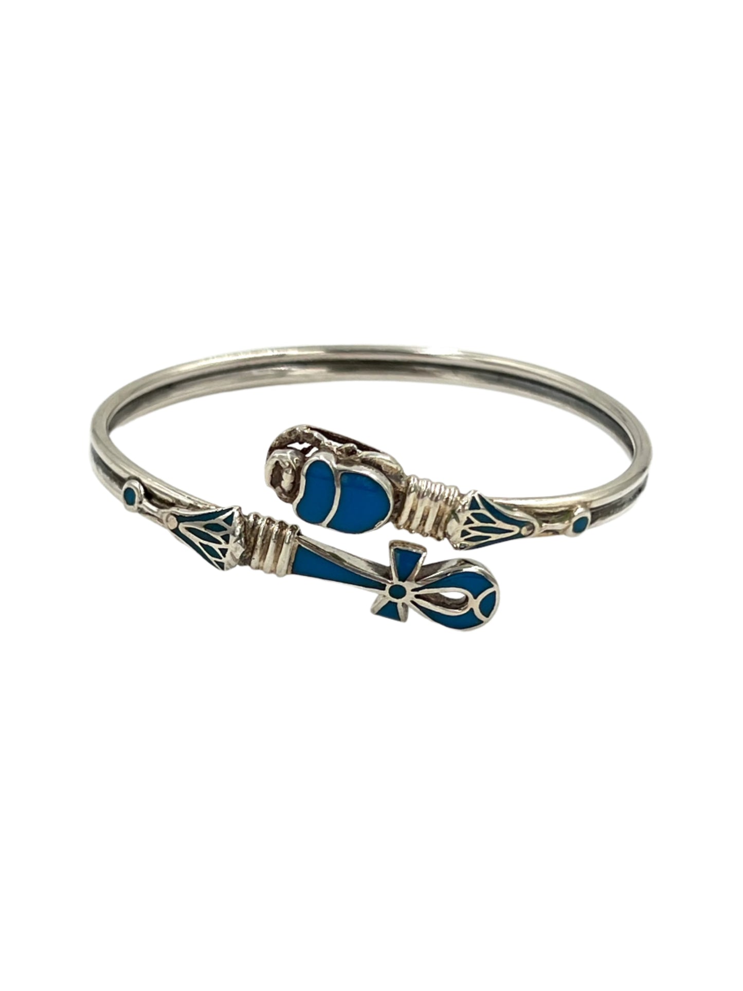 Silver Scarab Bracelets