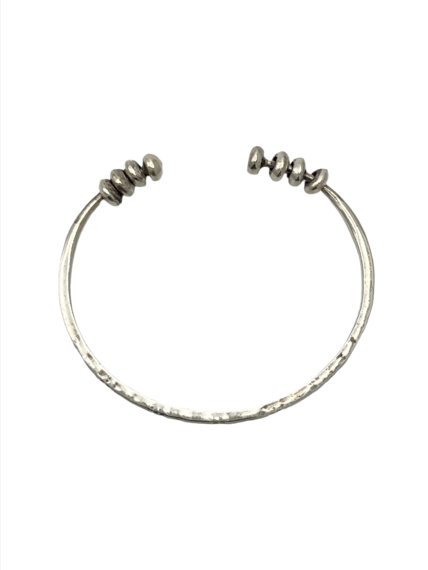 Sterling Silver Hilltribe Triangle Cuff Bracelet