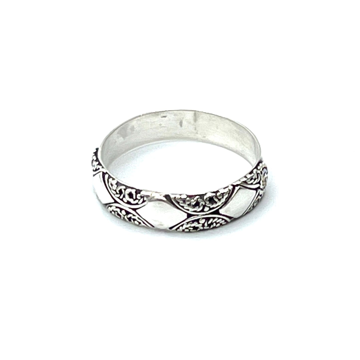 Sterling Silver Triple Diamond Rings