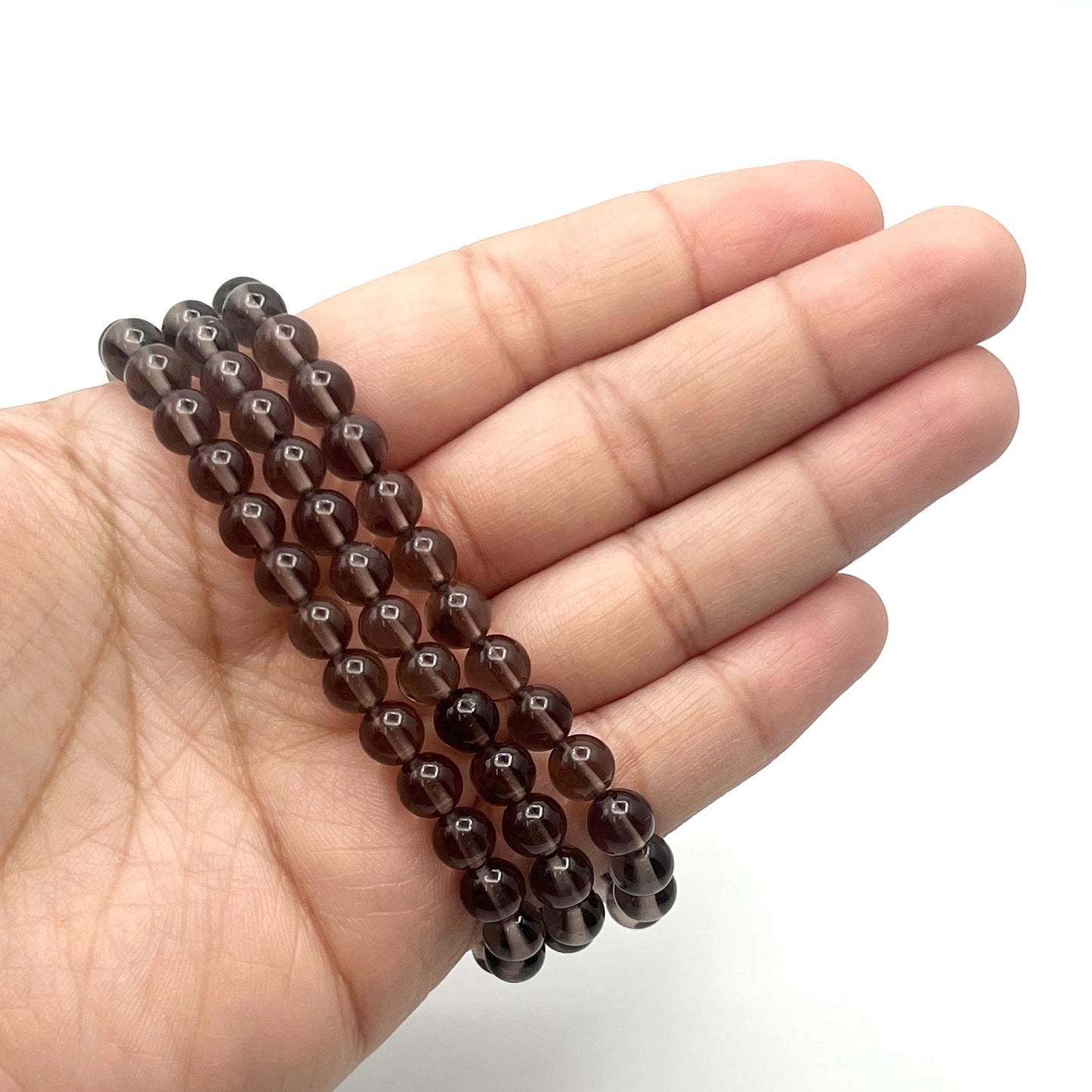 Smoky Quartz Stretchy Bracelets