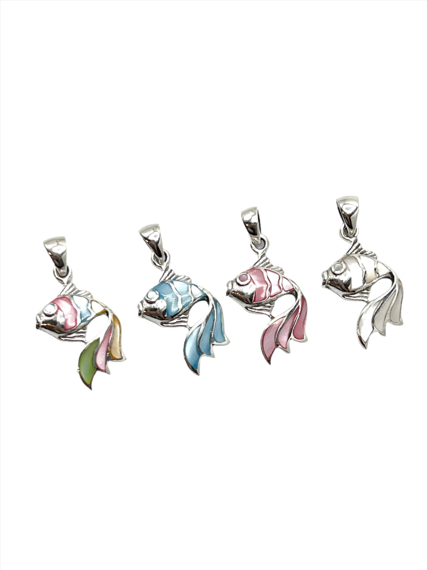 Shell Koi Fish Pendants
