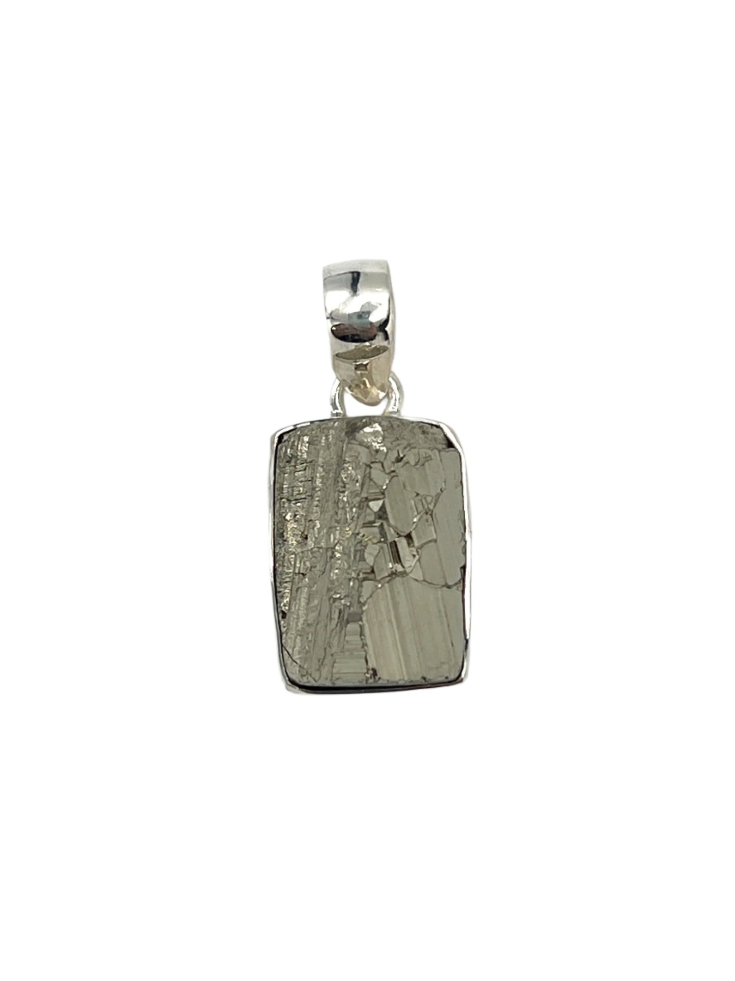 Sterling Silver Pyrite Pendants