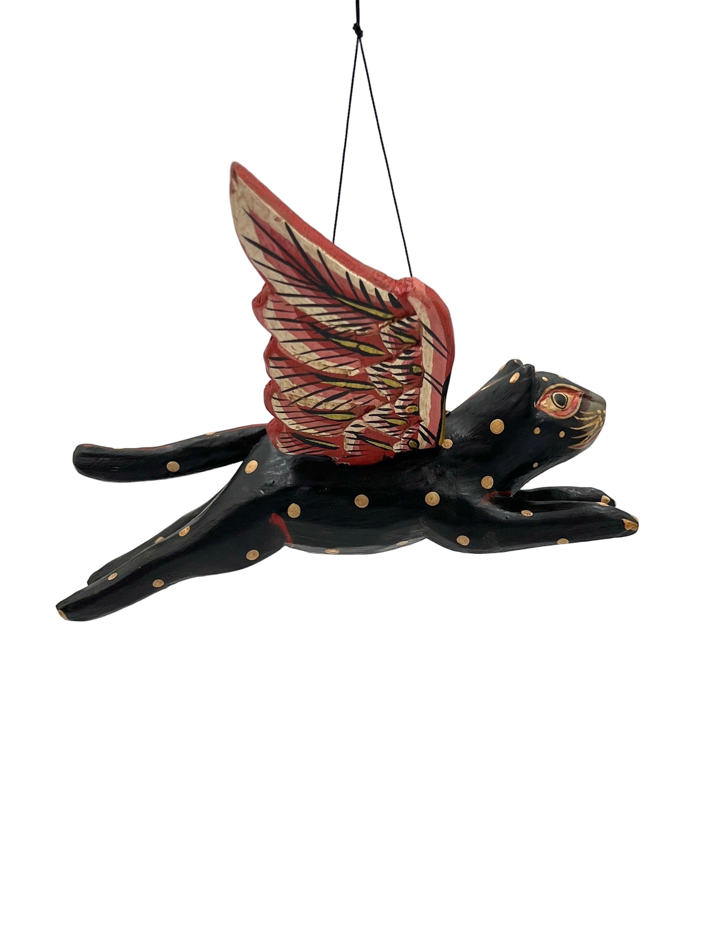 Kitty Spirit Chaser Black & Tan Polka Dot