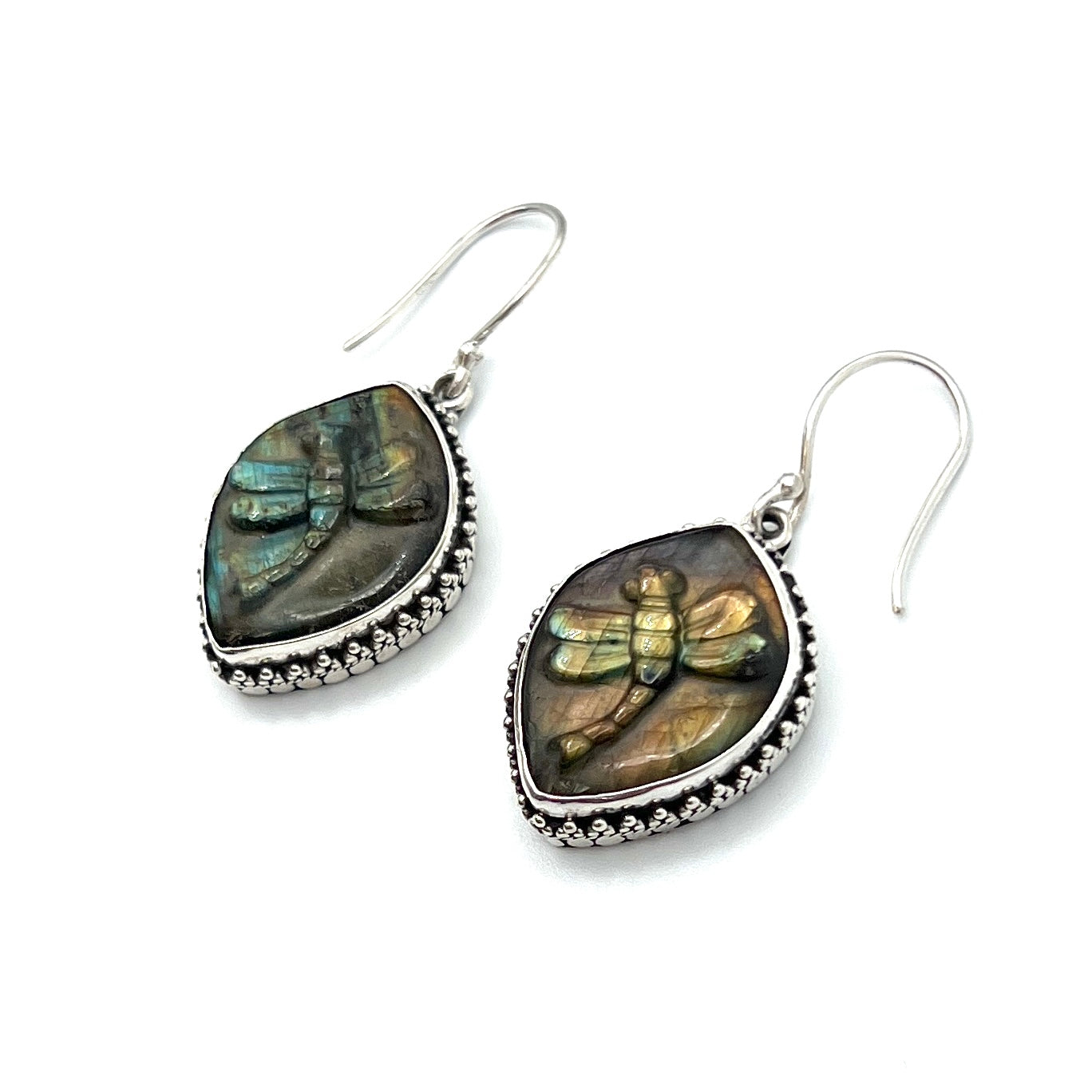Dragonfly Gemstone Earrings
