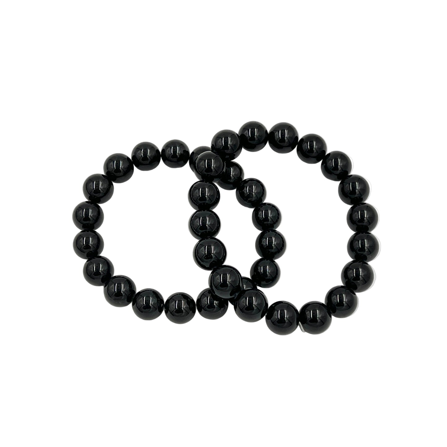 Black Tourmaline Beaded Bracelets