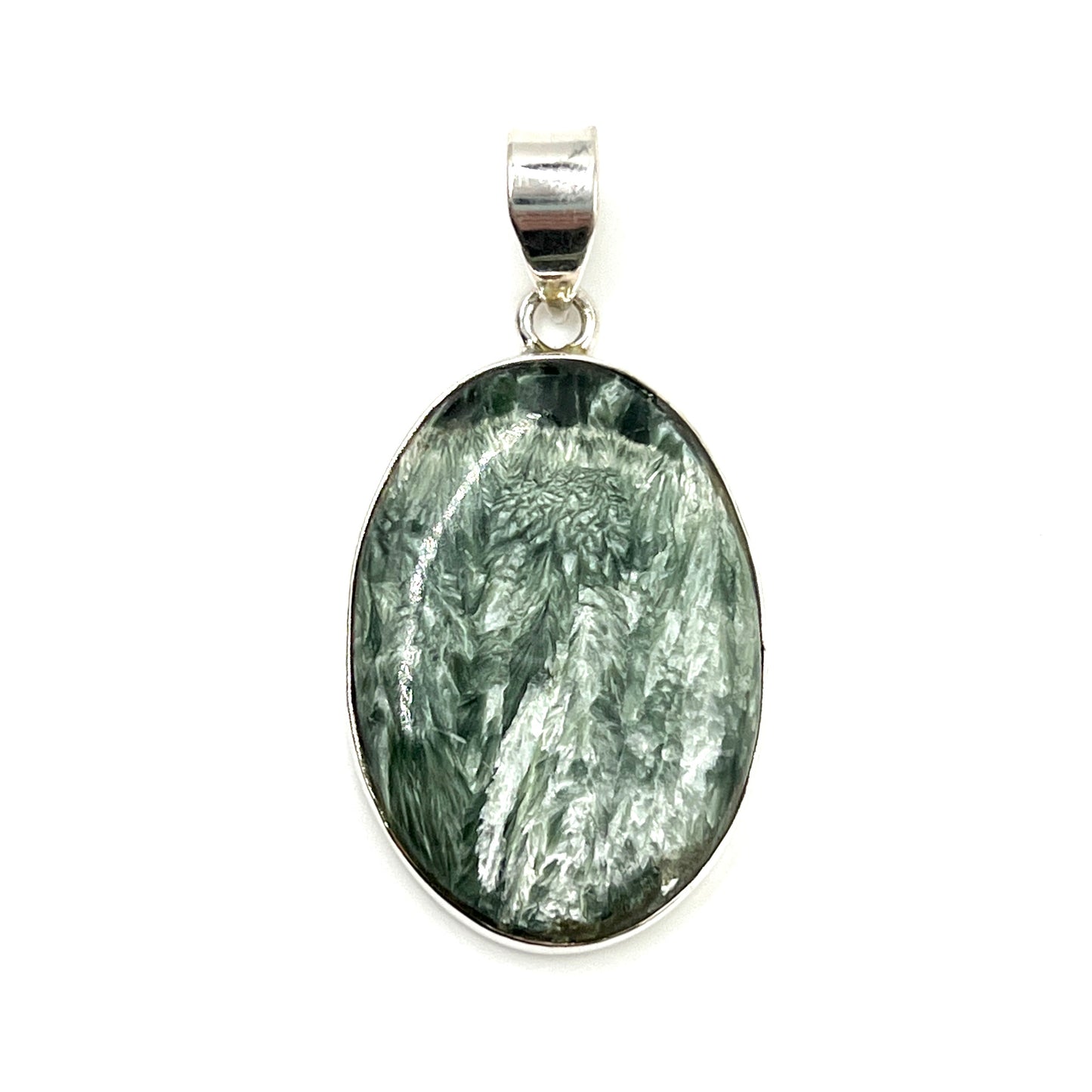 Sterling Silver Seraphinite Pendants