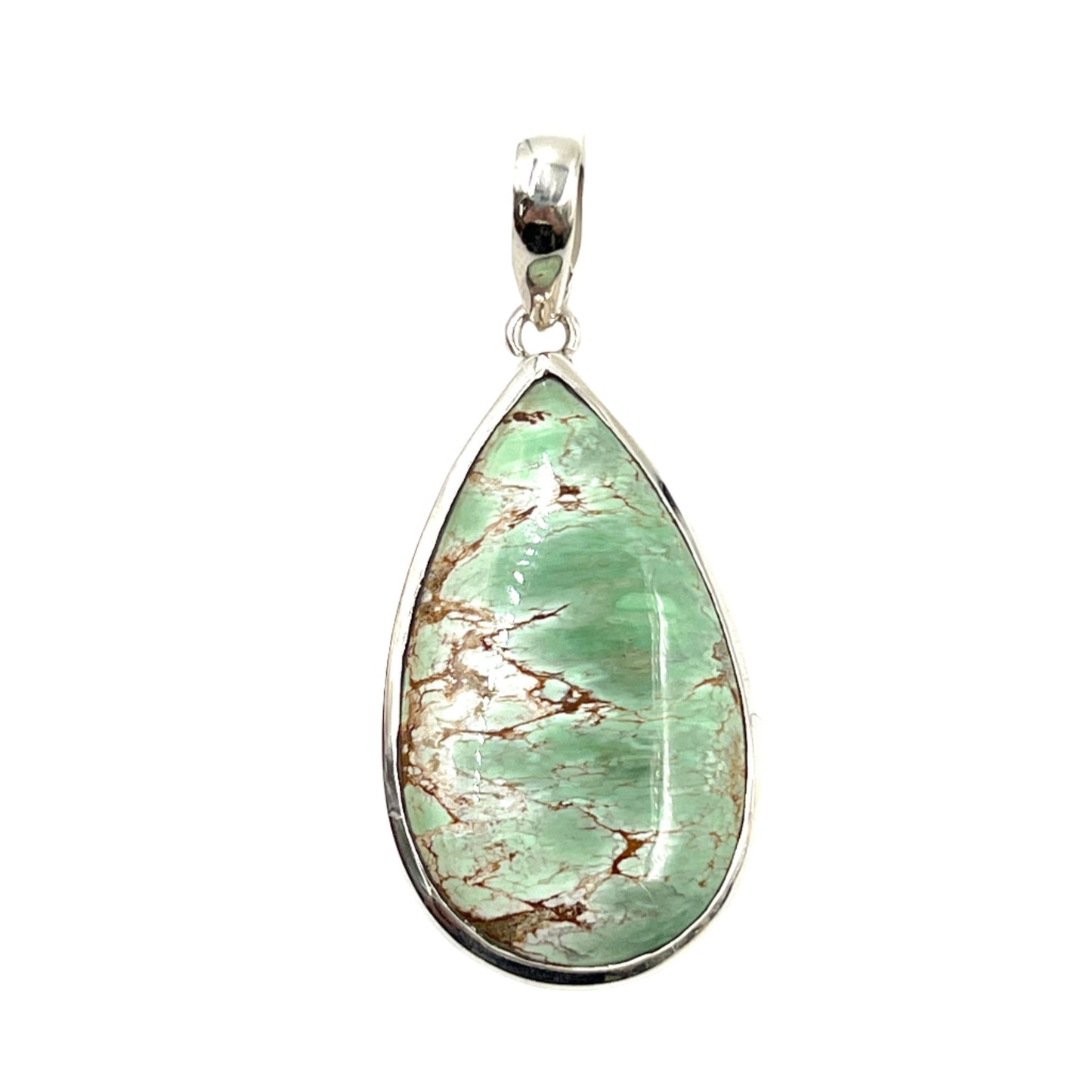 Sterling Silver Variscite Pendants