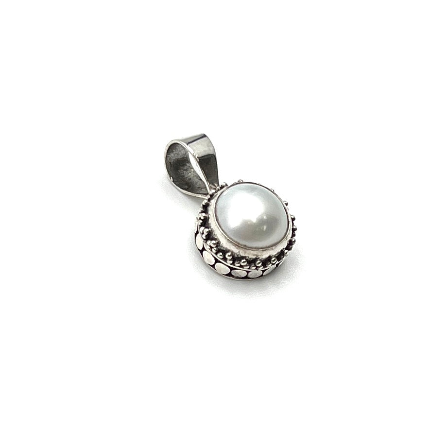 Sterling Silver Pearl Pendants