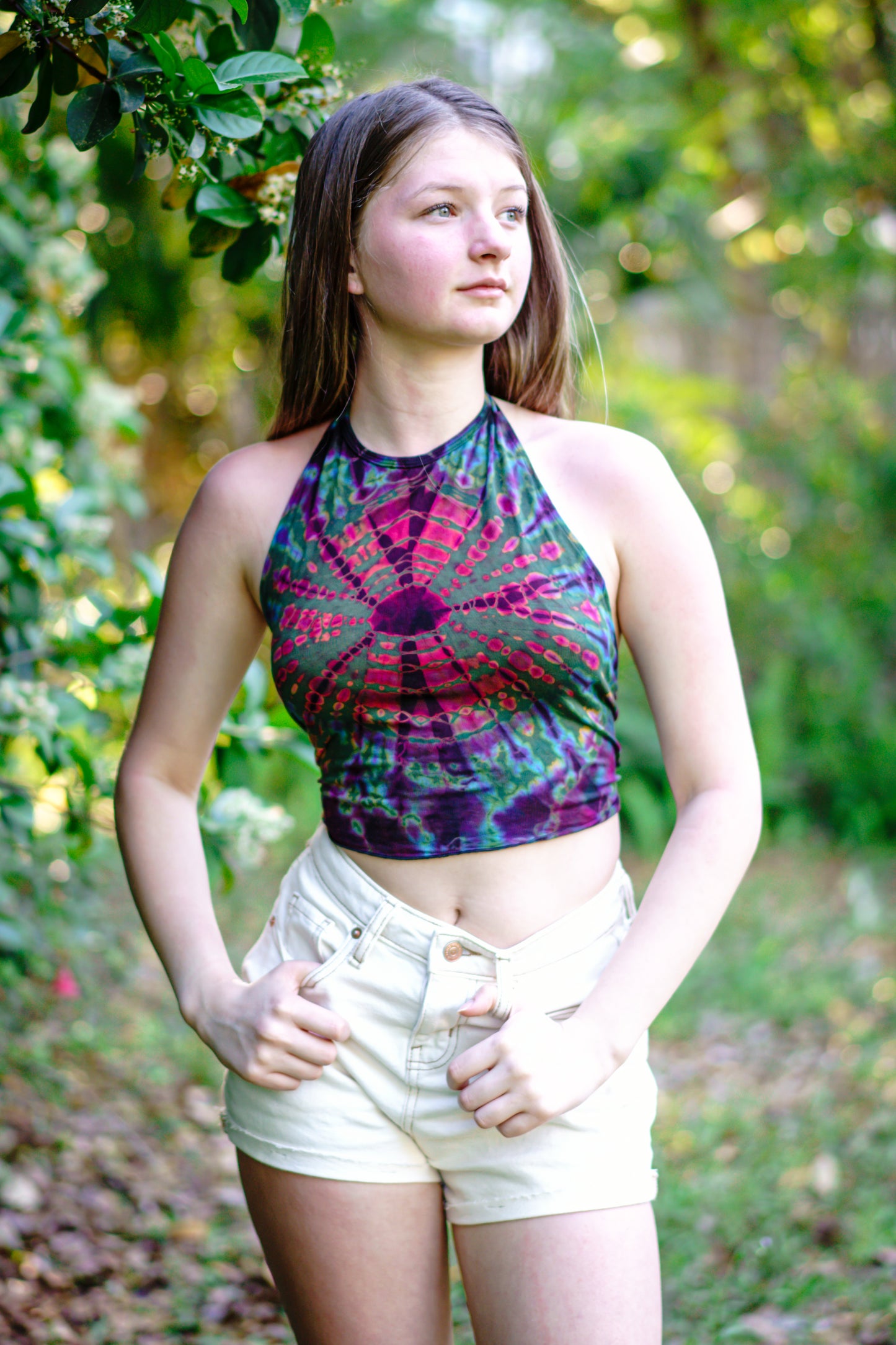 Tie Dyed Halter Top