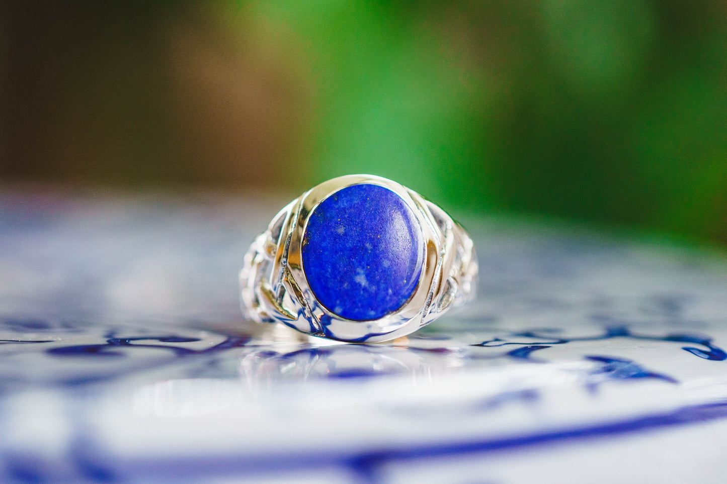 Sterling Silver Celtic Knot Gemstone Rings