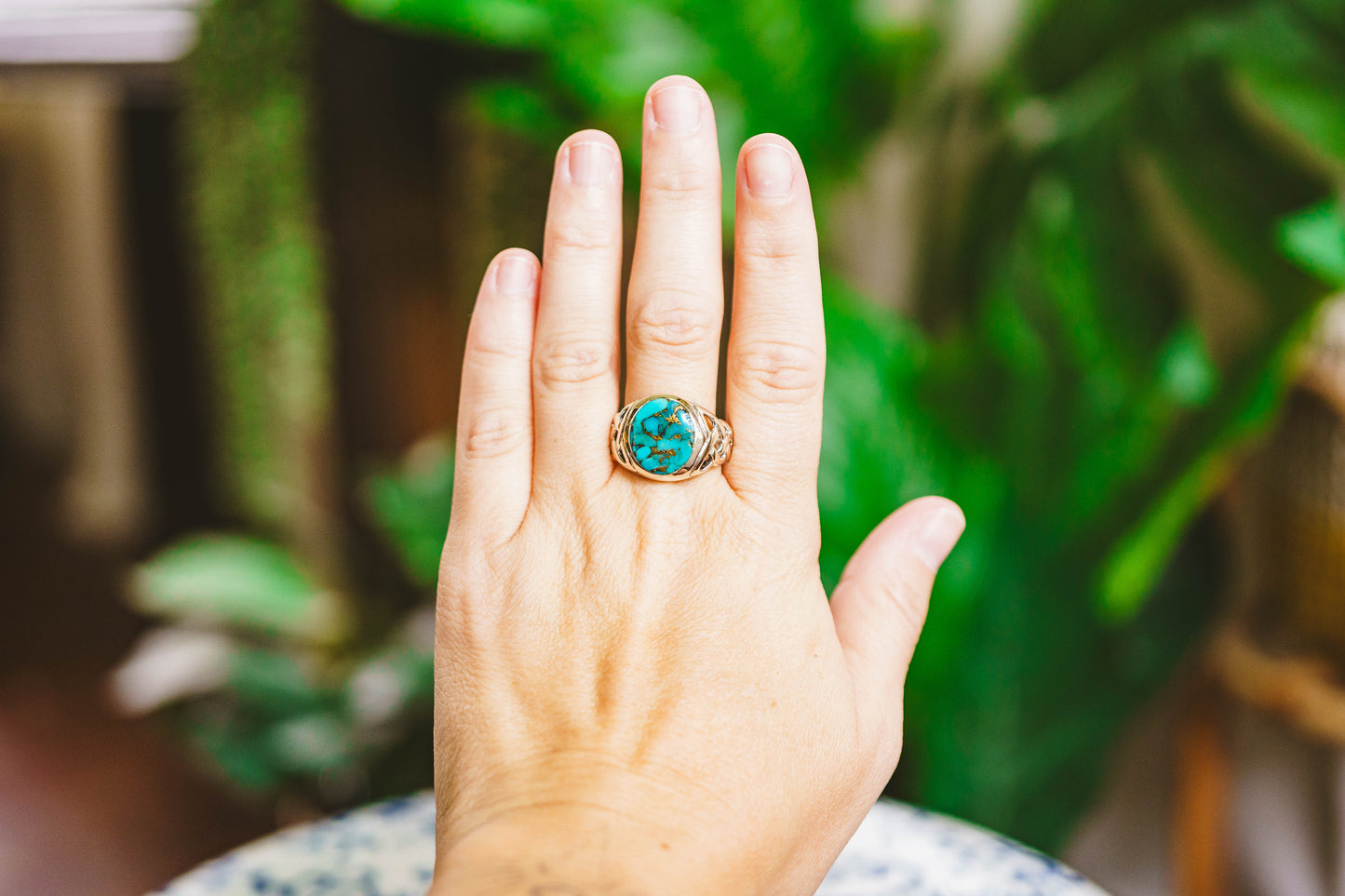 Sterling Silver Celtic Knot Gemstone Rings