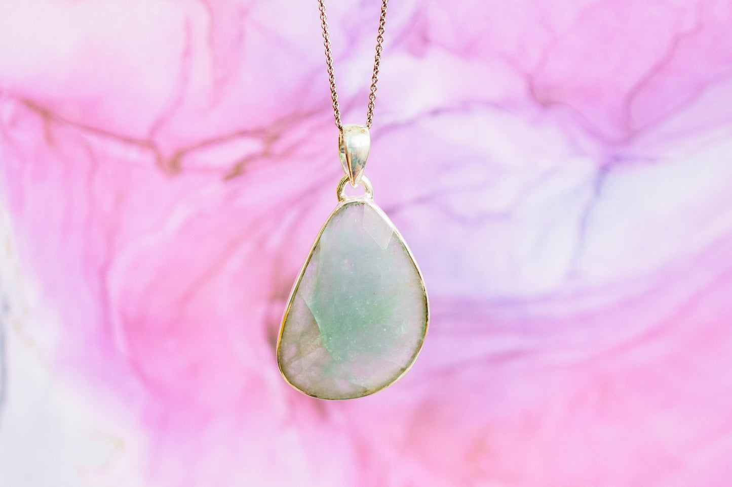 Sterling Silver Aquamarine Pendants