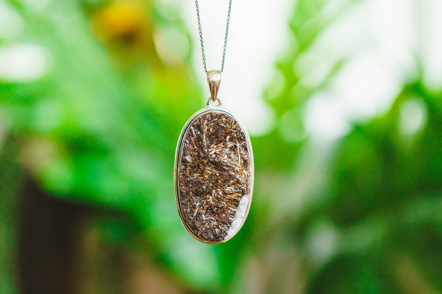 Silver Astrophyllite Pendants