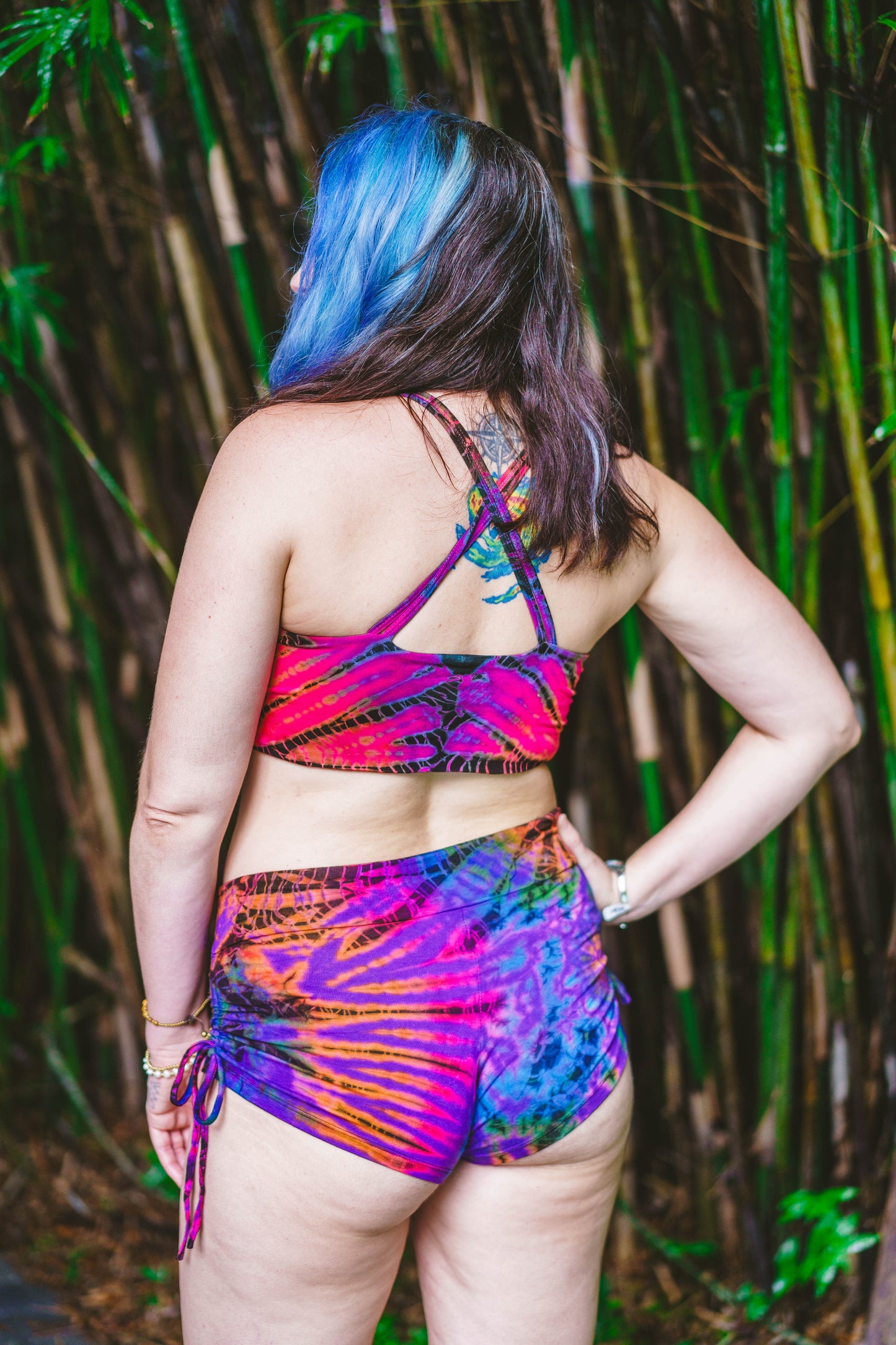Tie Dyed Butterfly Bralette