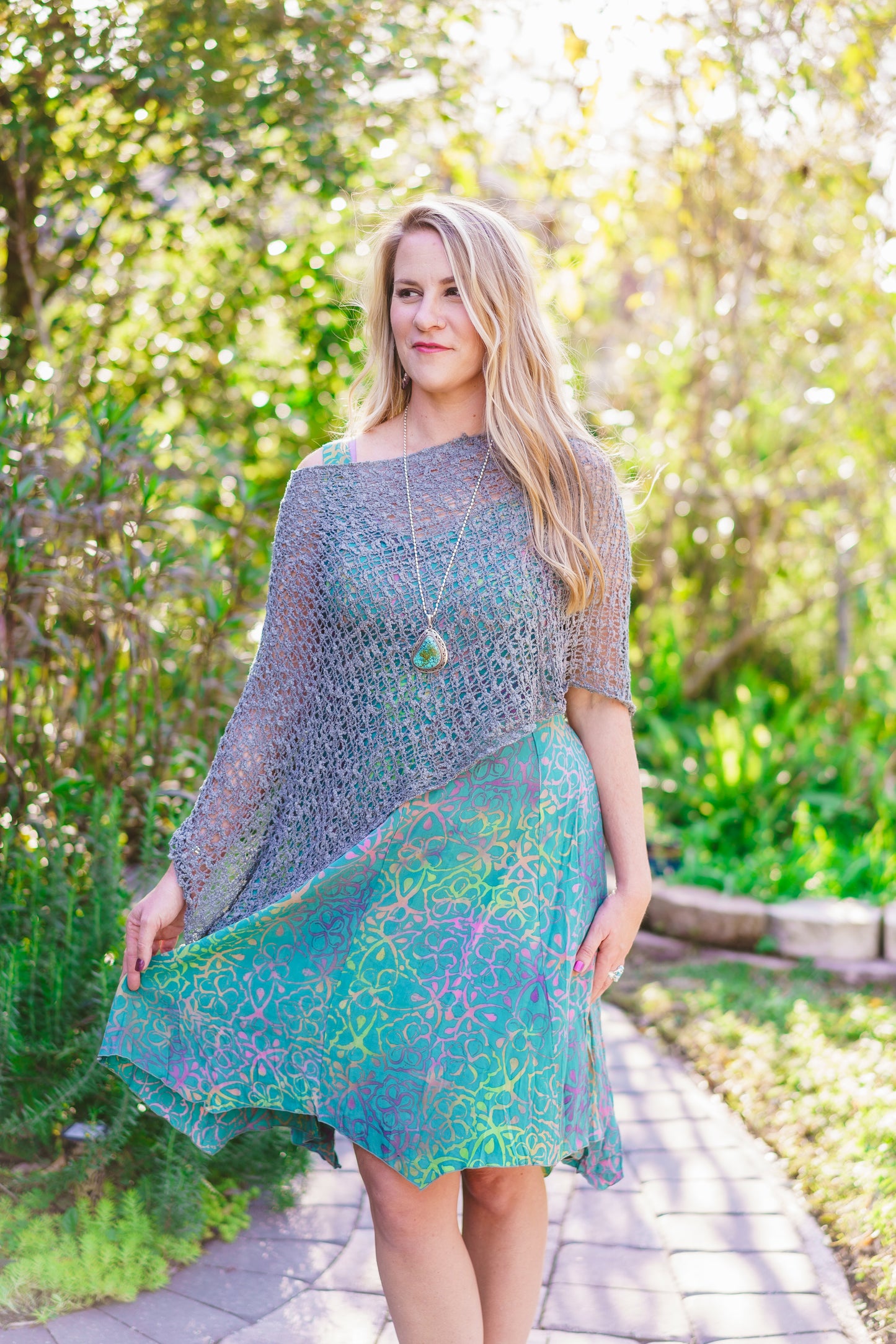 Hand Batiked Short Dress