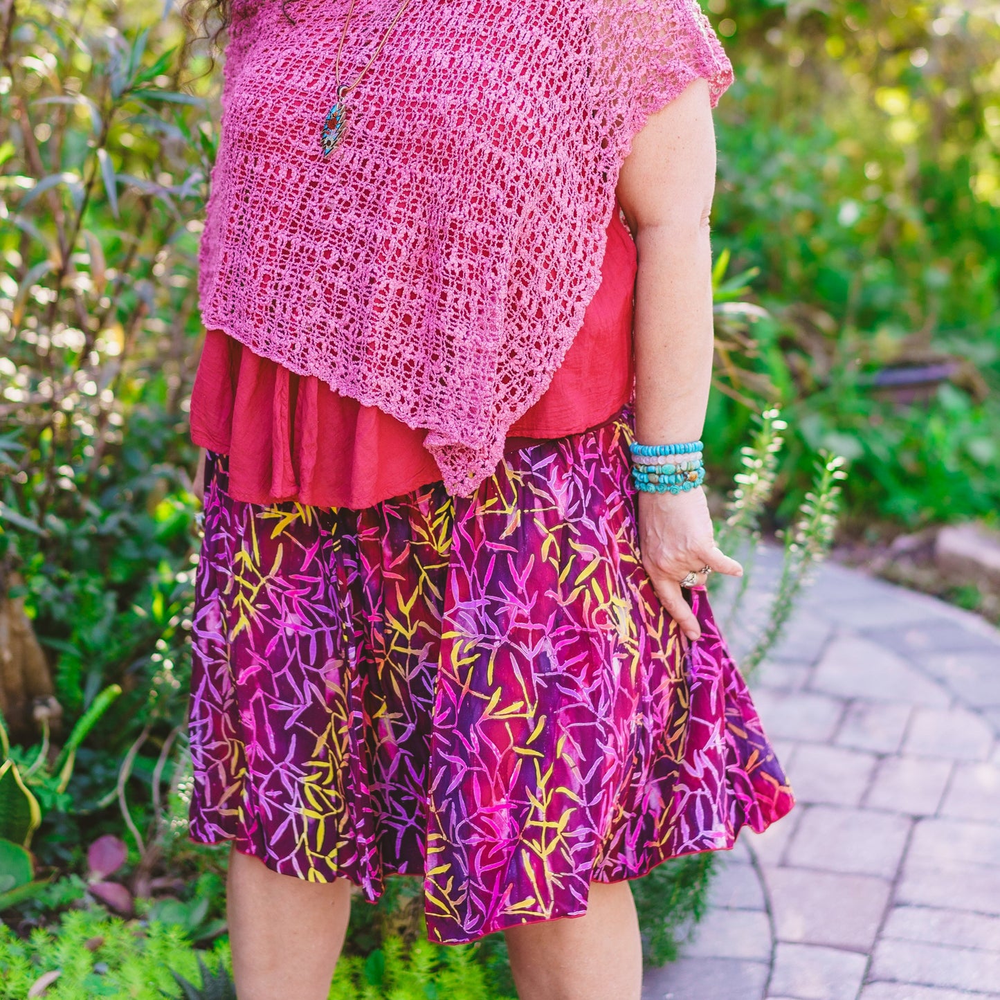 Hand Batiked Short Skirts