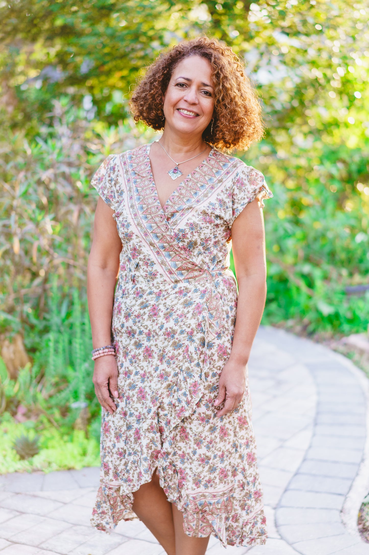Floral Wrap Dress