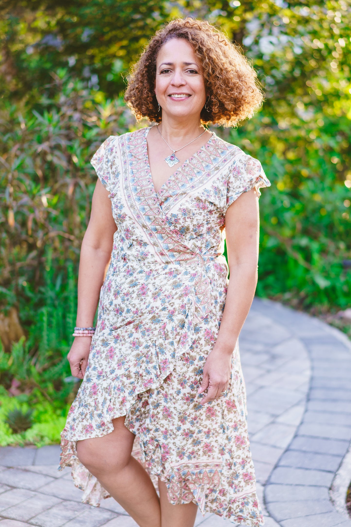 Floral Wrap Dress