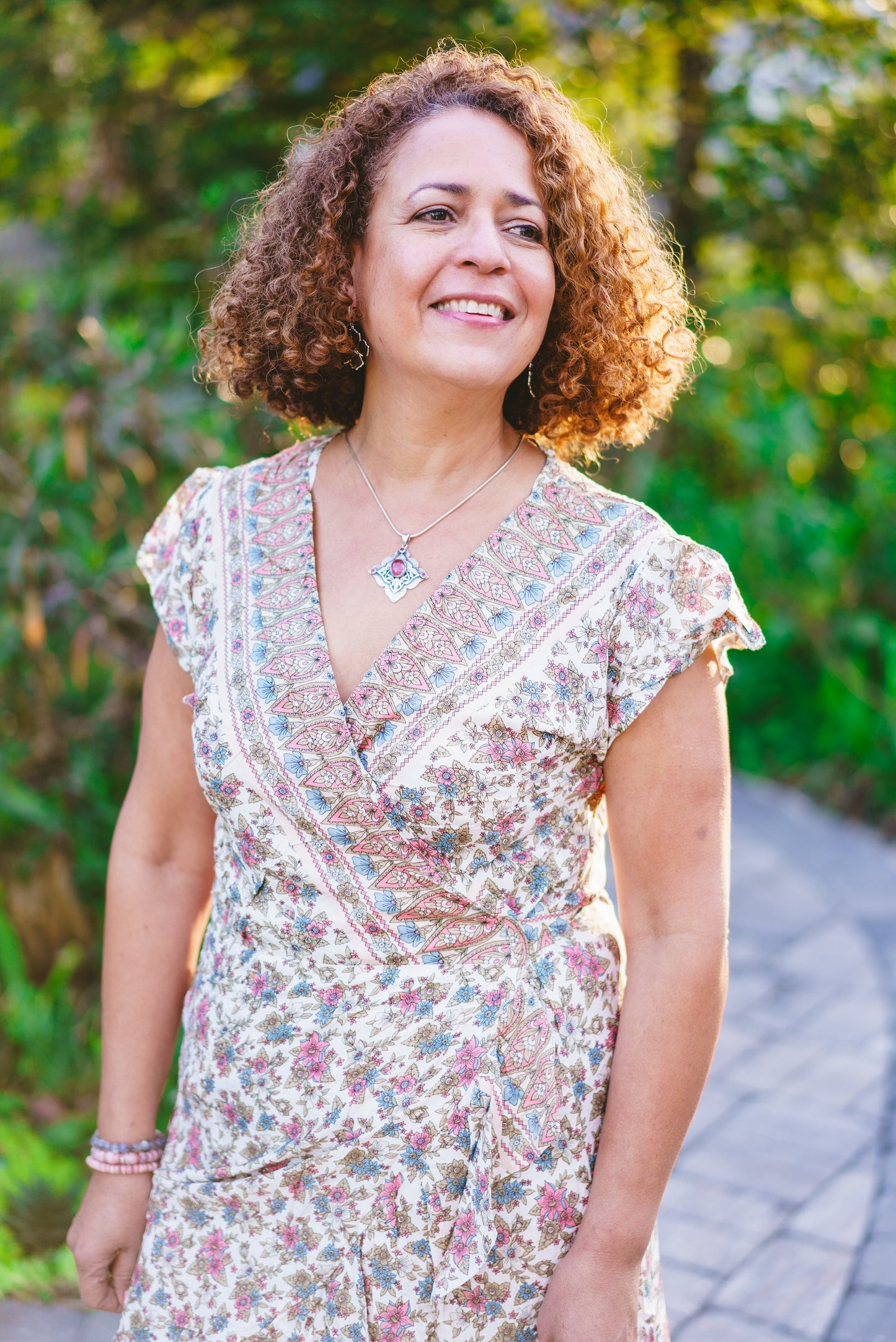 Floral Wrap Dress