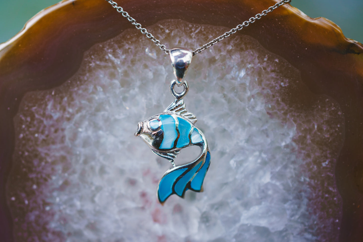 Shell Koi Fish Pendants