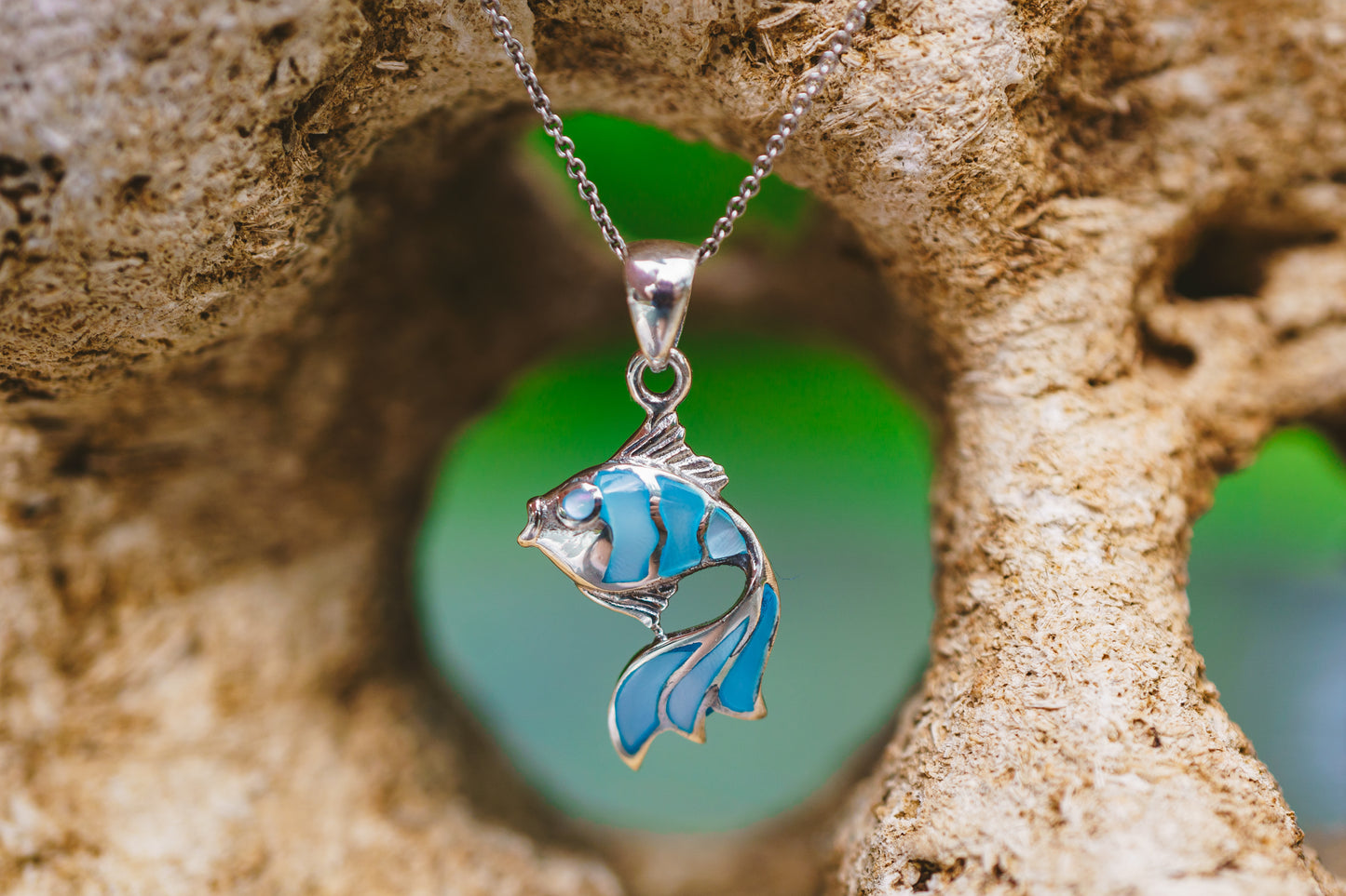 Shell Koi Fish Pendants