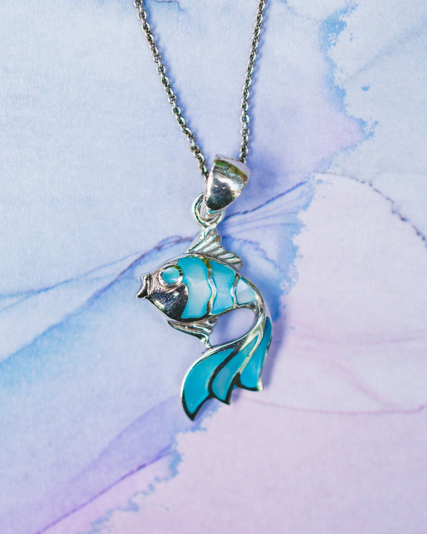 Shell Koi Fish Pendants