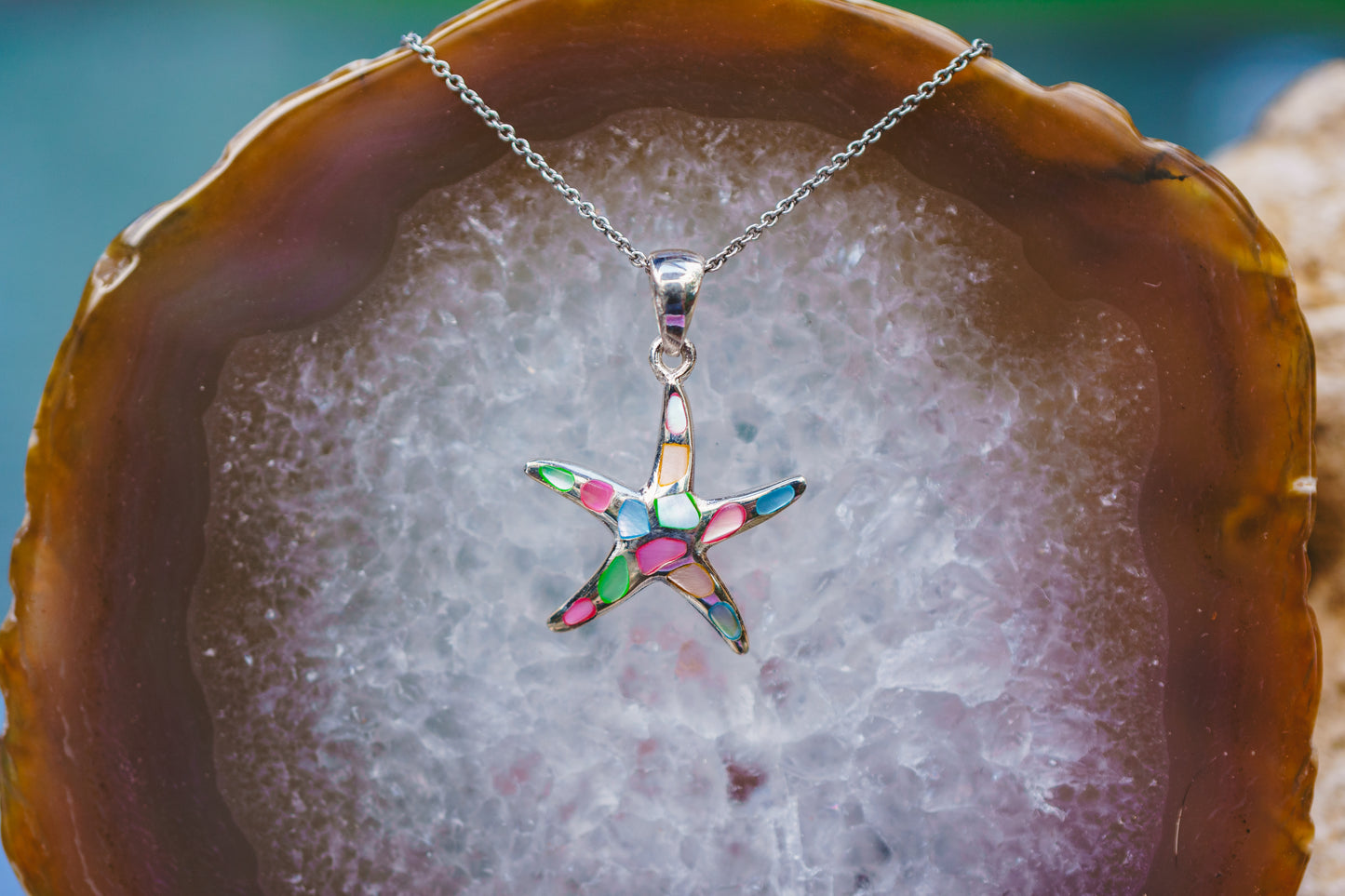 Shell Starfish Pendants