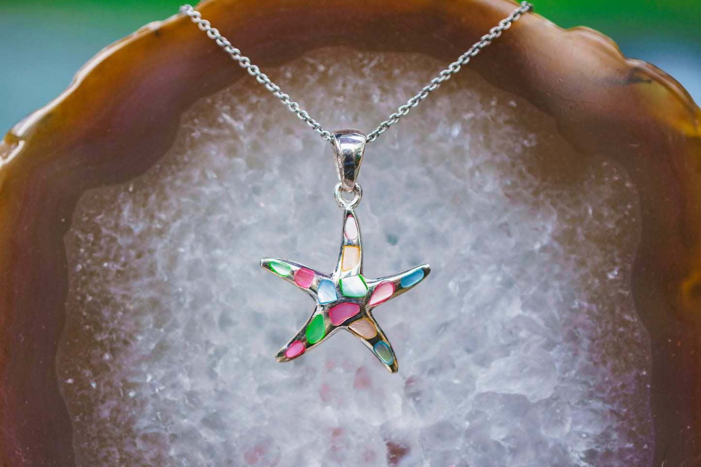 Shell Starfish Pendants