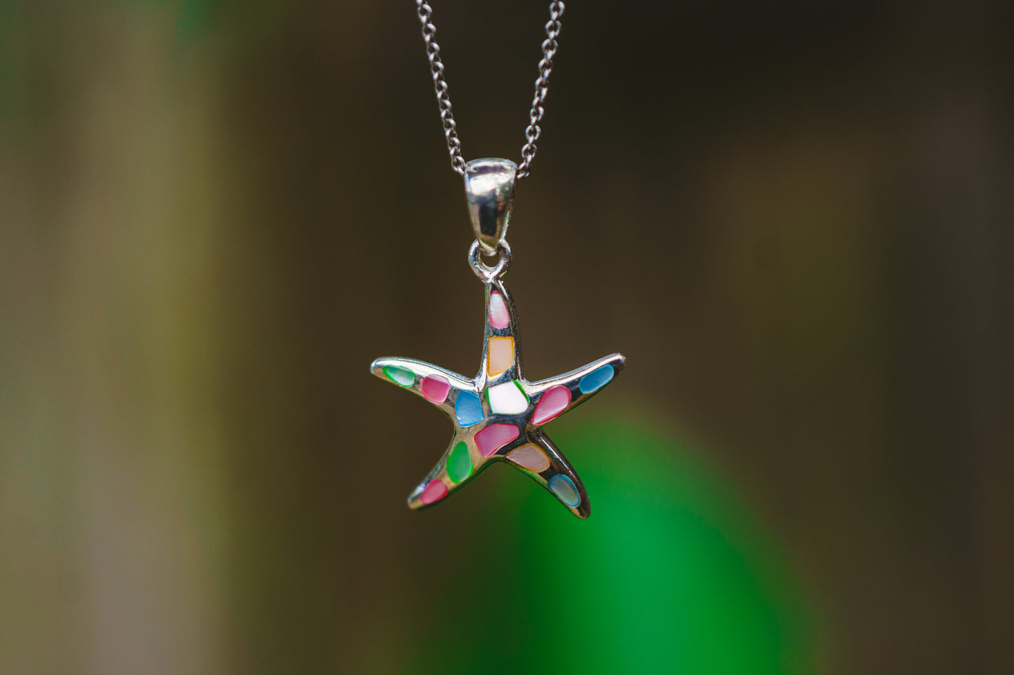 Shell Starfish Pendants