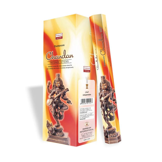 Darshan Chandan Incense 20 Hex Pack