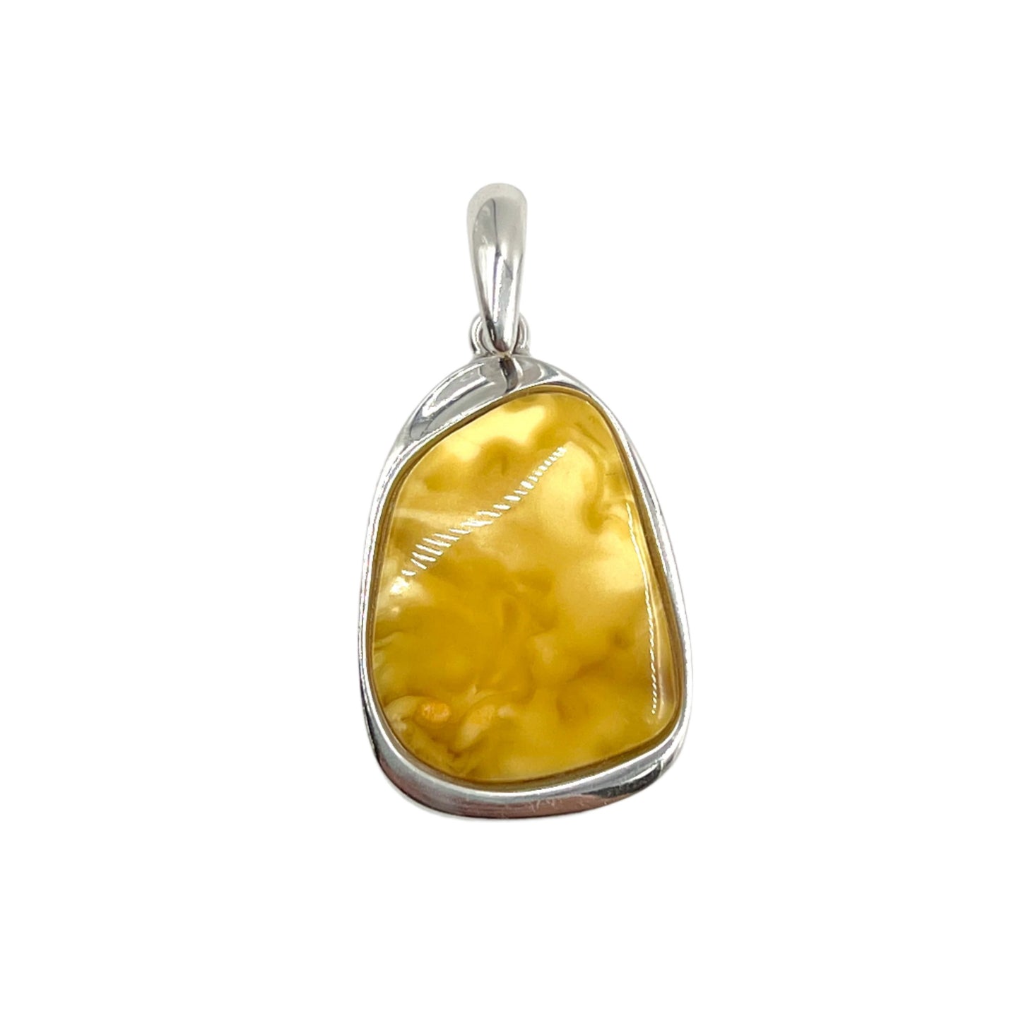 Butterscotch Amber Freeform Pendants