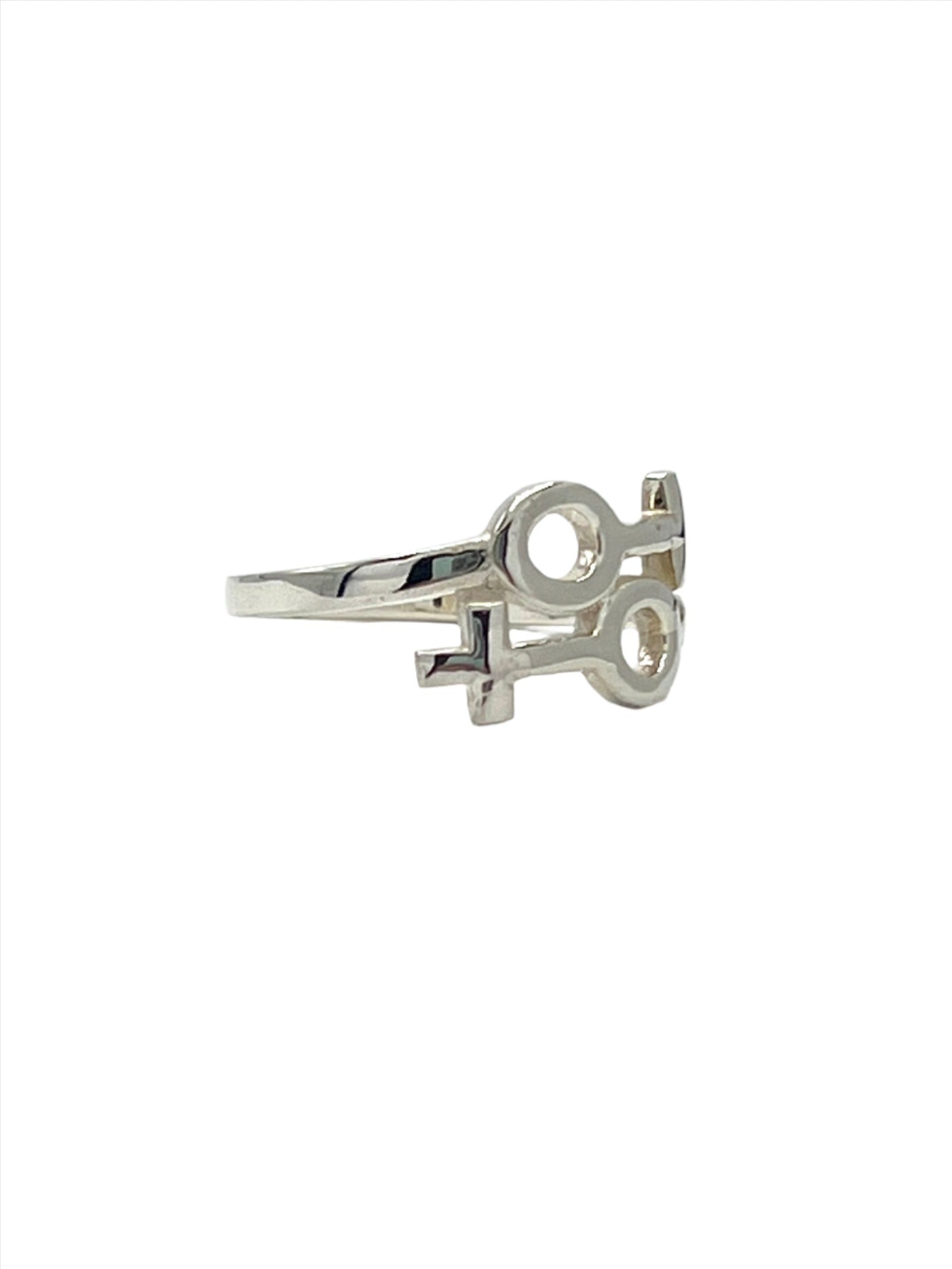 Sterling Silver Double Female Ring