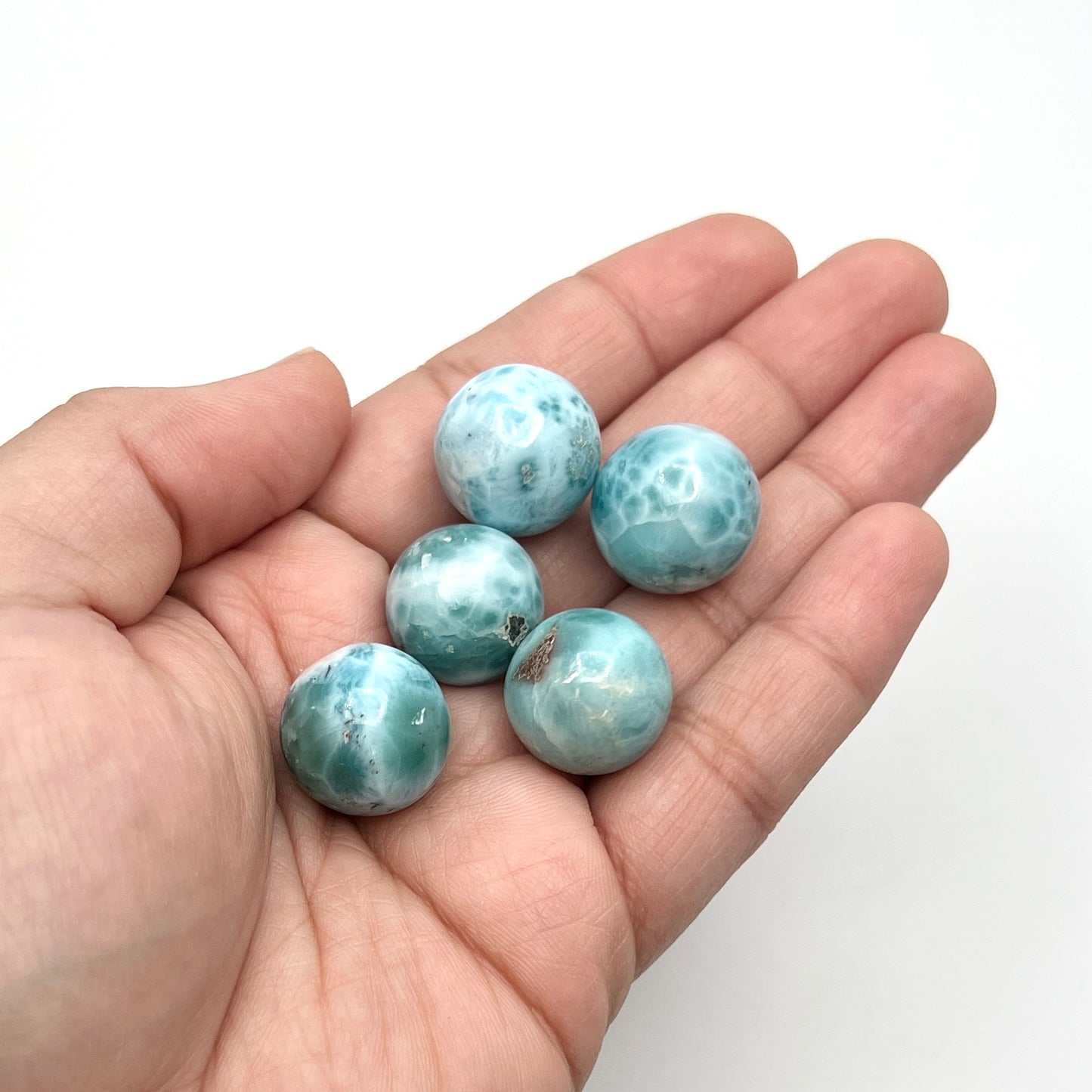 A+ Grade Small Larimar Spheres