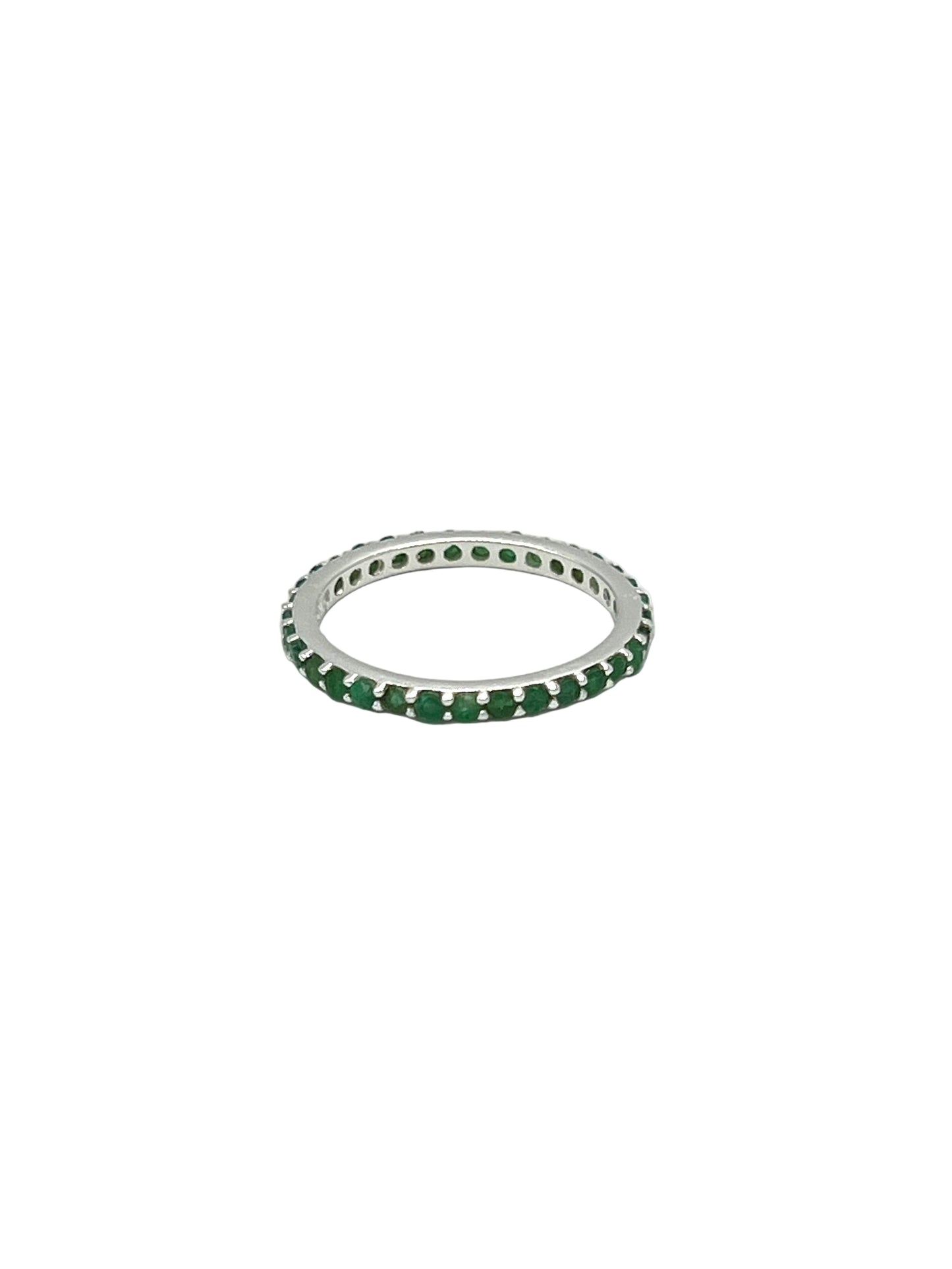 Infinity Gemstone Band Ring