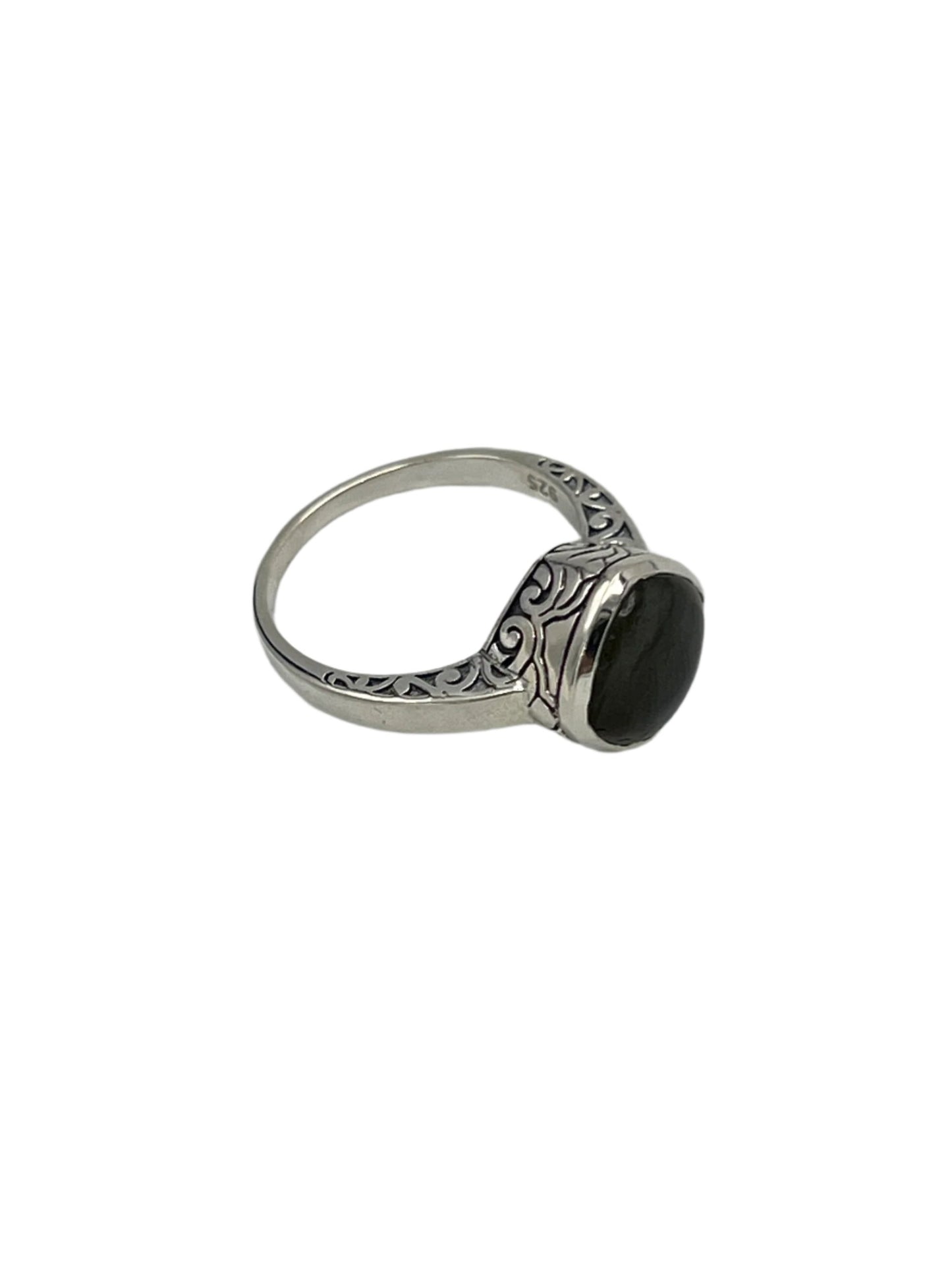 Sterling Silver Labradorite Royal Ring