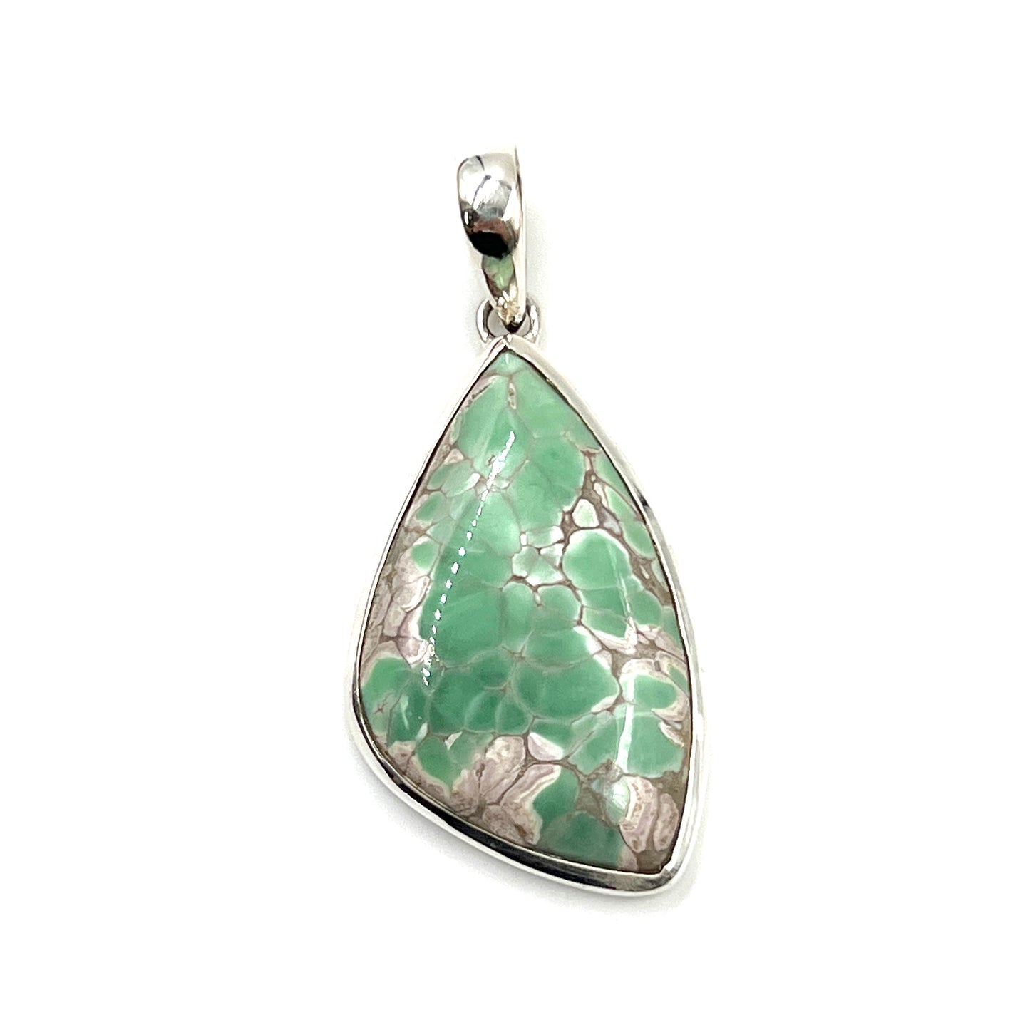 Sterling Silver Variscite Pendants
