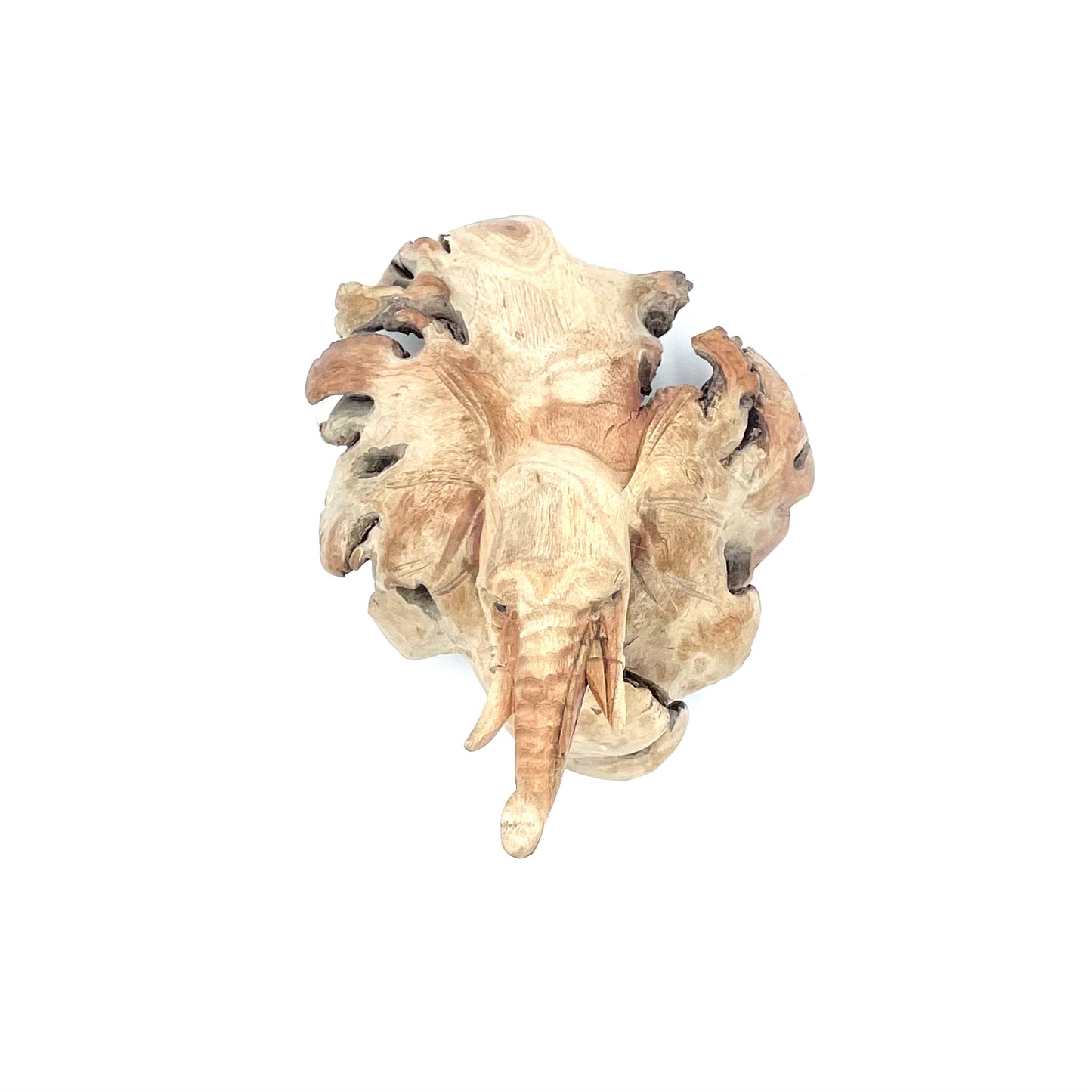 Parasite Wood Elephant Carvings