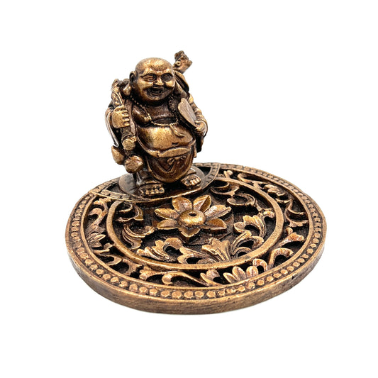 Resin Ho Tei Buddha Incense Burner