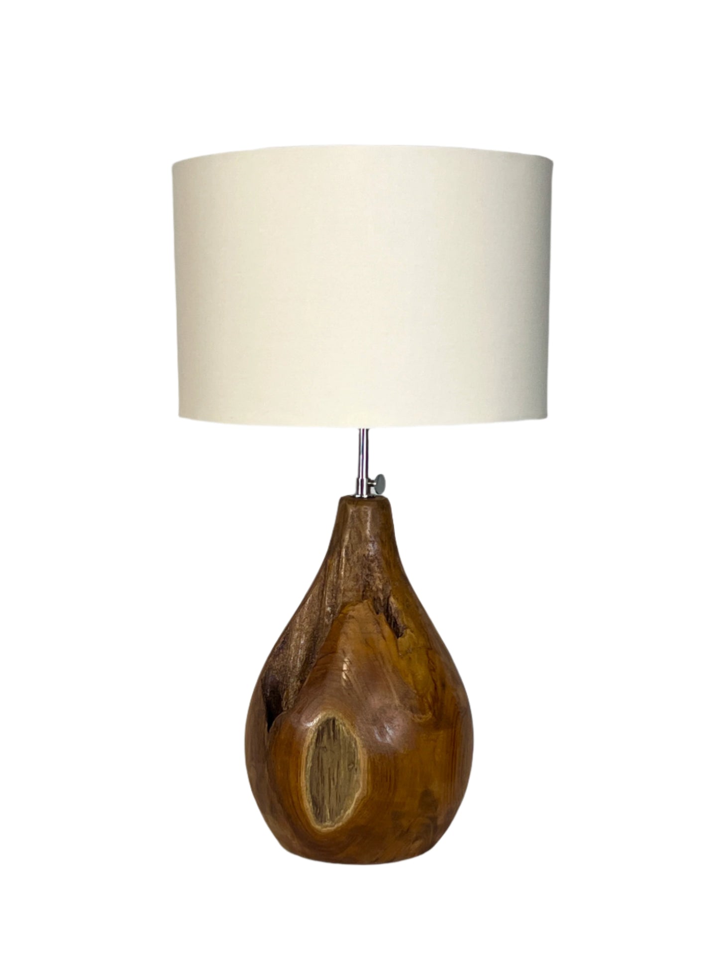 Teak Drop Table Lamp