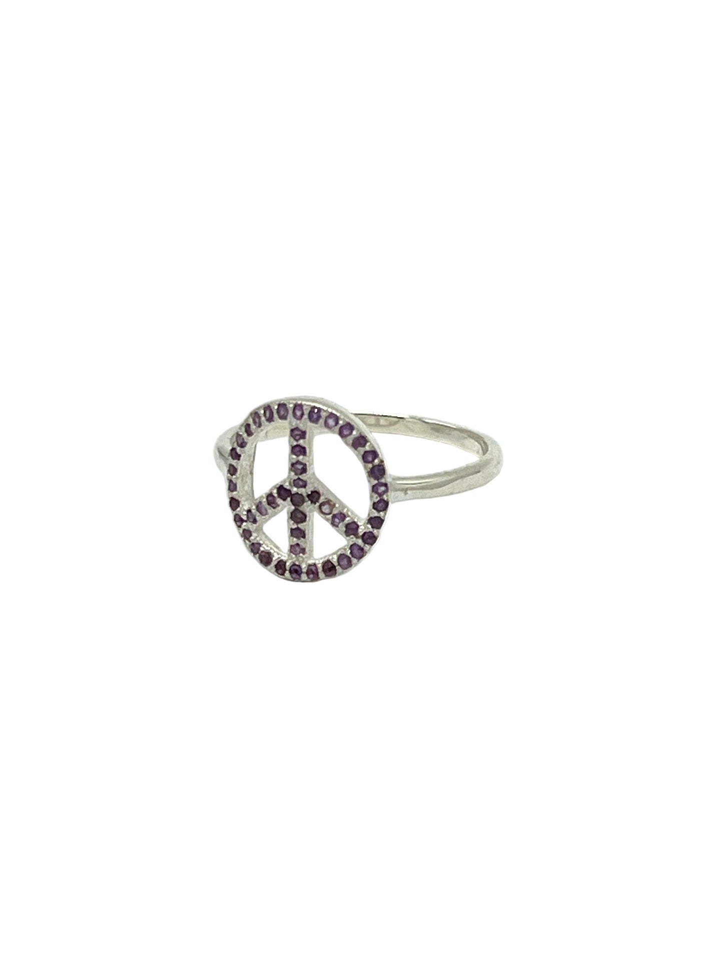 Gemstone Peace Ring