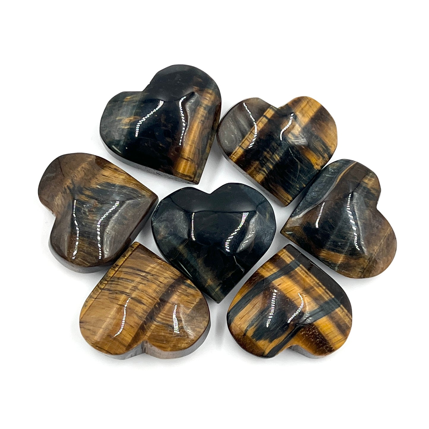 Tigers Eye Hearts