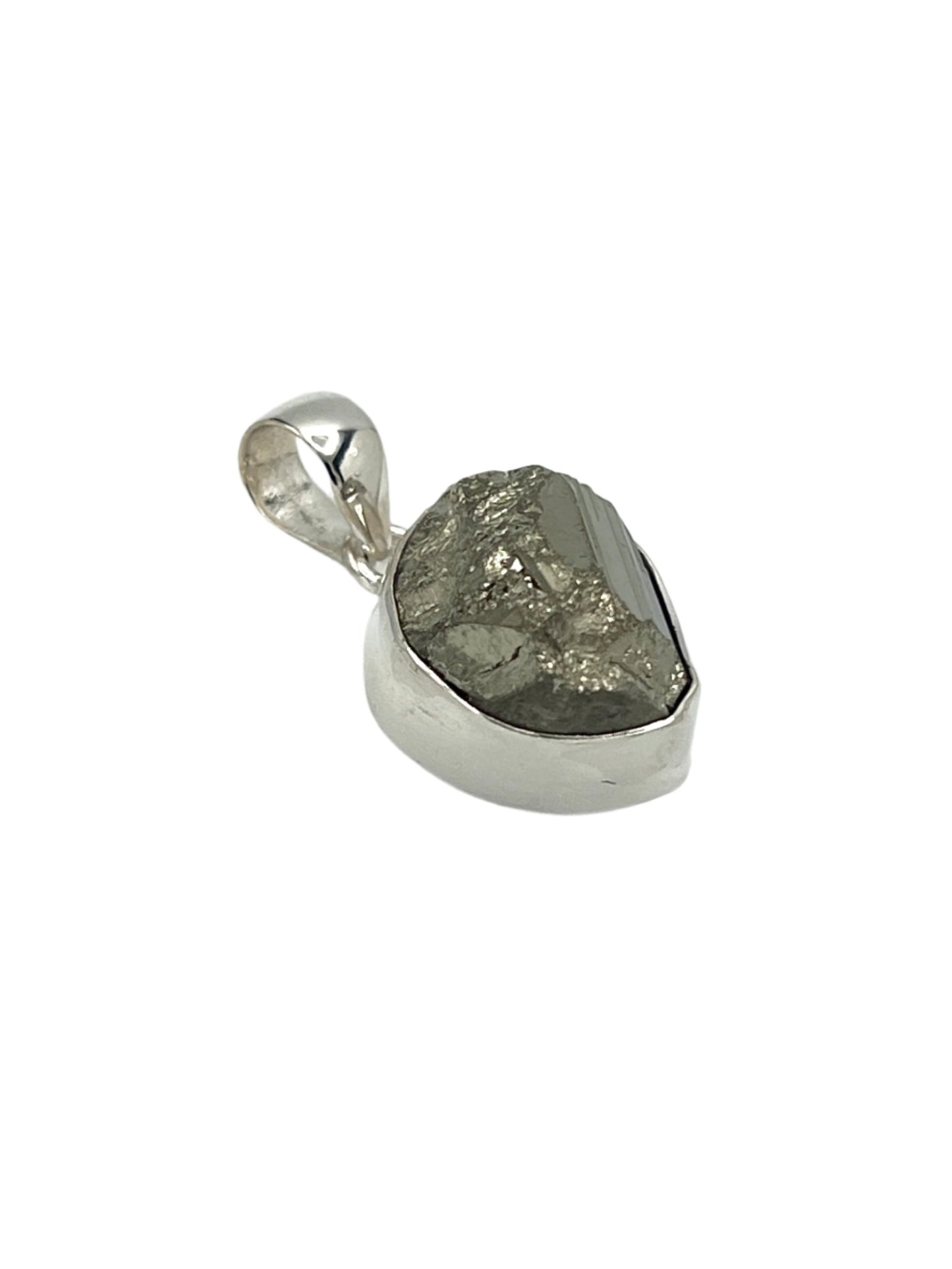 Sterling Silver Pyrite Pendants