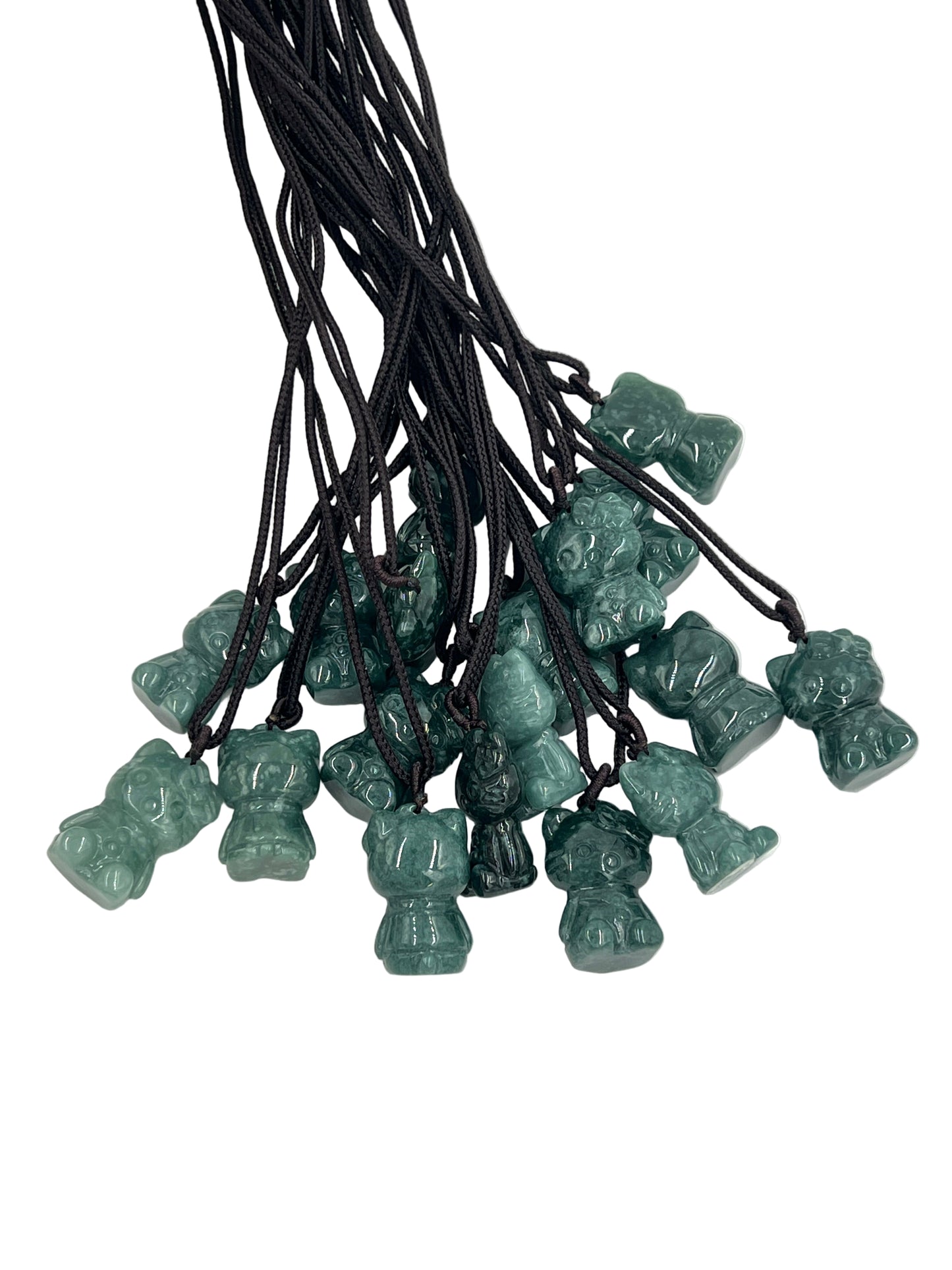 Hello Kitty Jade Beaded Necklaces