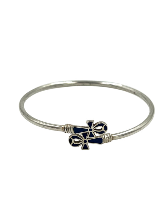 Silver Ankh Wrap Bracelets