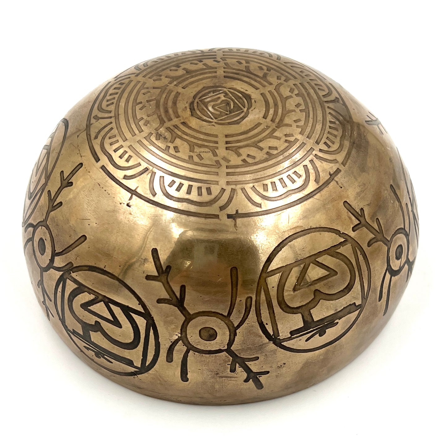Hand Carved and Tuned Seven Metal Indian Singing Bowls